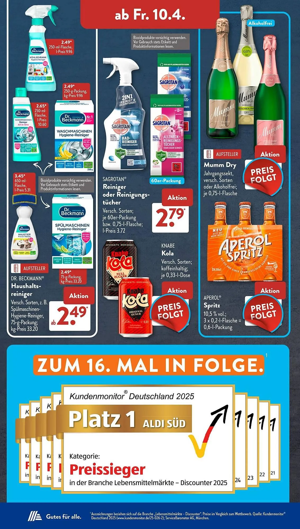 Aldi Süd Prospekt von 7. April bis 12. April 2026 - Prospekt seite 16