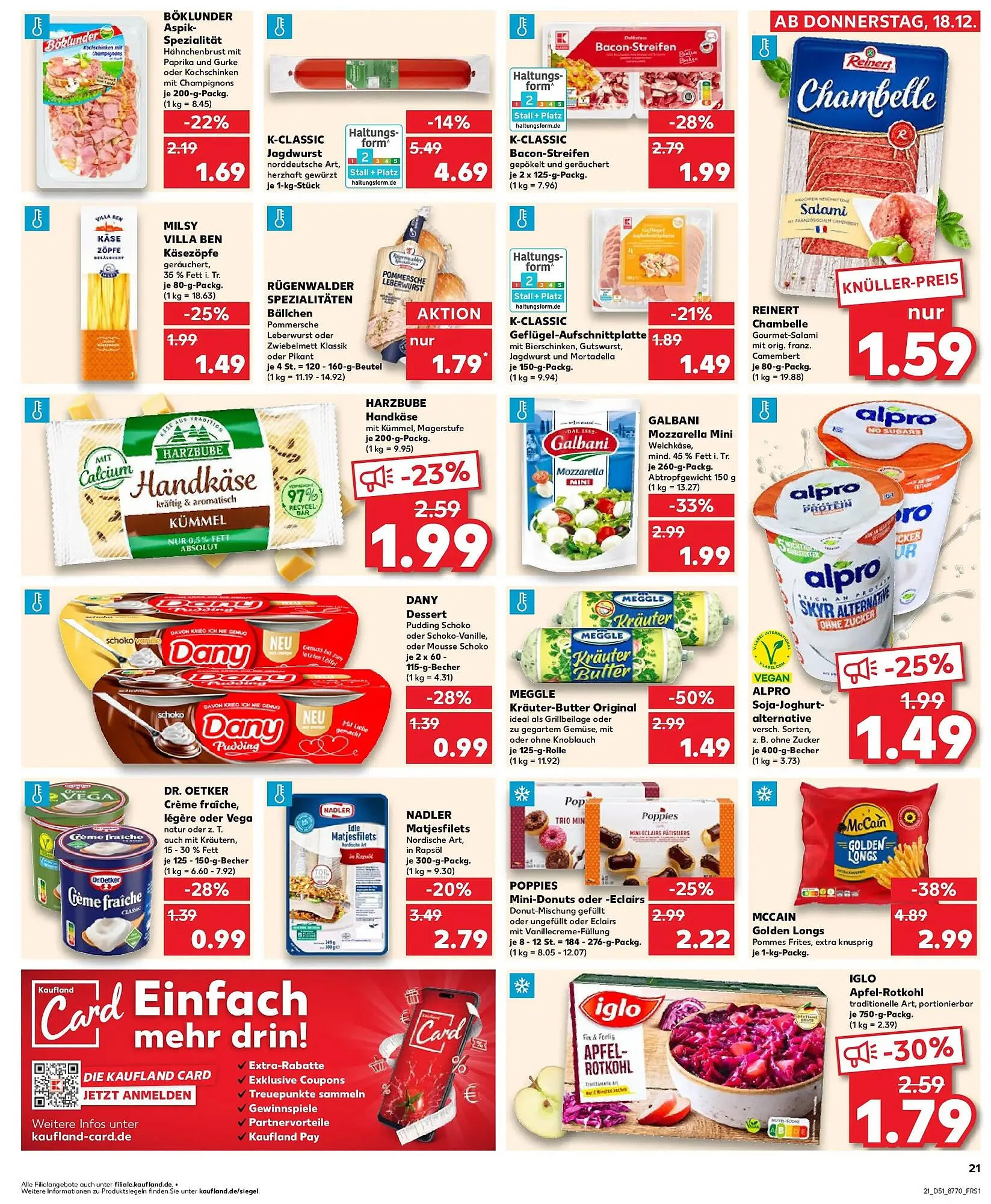 Kaufland Prospekt von 21. Dezember bis 24. Dezember 2025 - Prospekt seite 21
