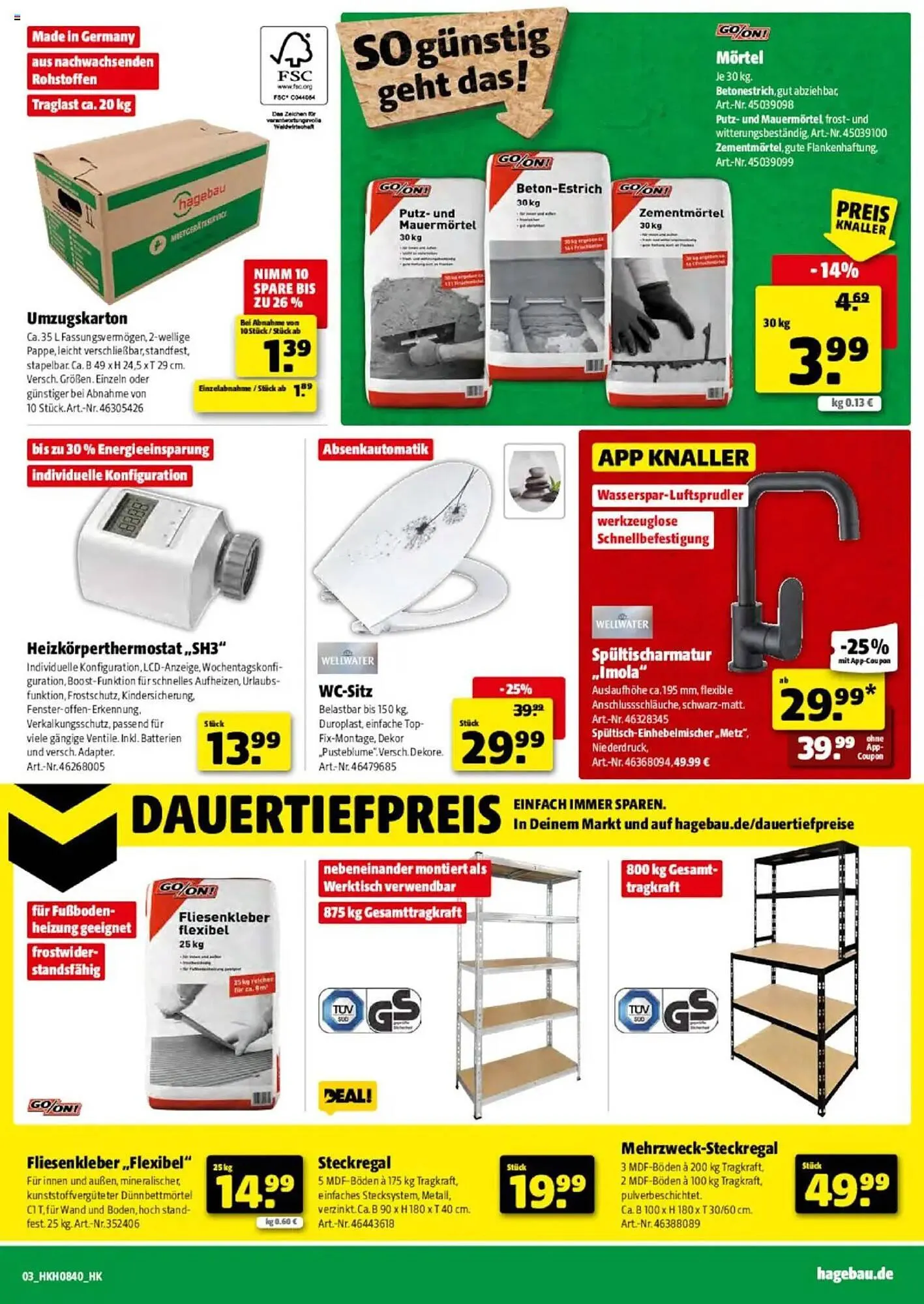 Hagebau Prospekt von 4. Oktober bis 11. Oktober 2025 - Prospekt seite 3