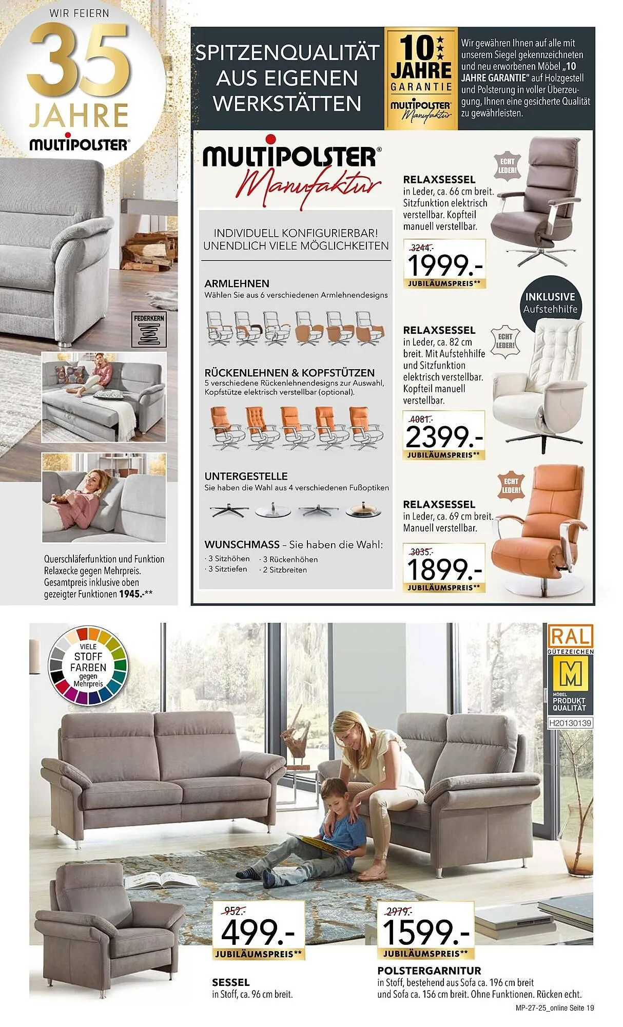 Multipolster Prospekt von 10. Juli bis 2. August 2025 - Prospekt seite 19