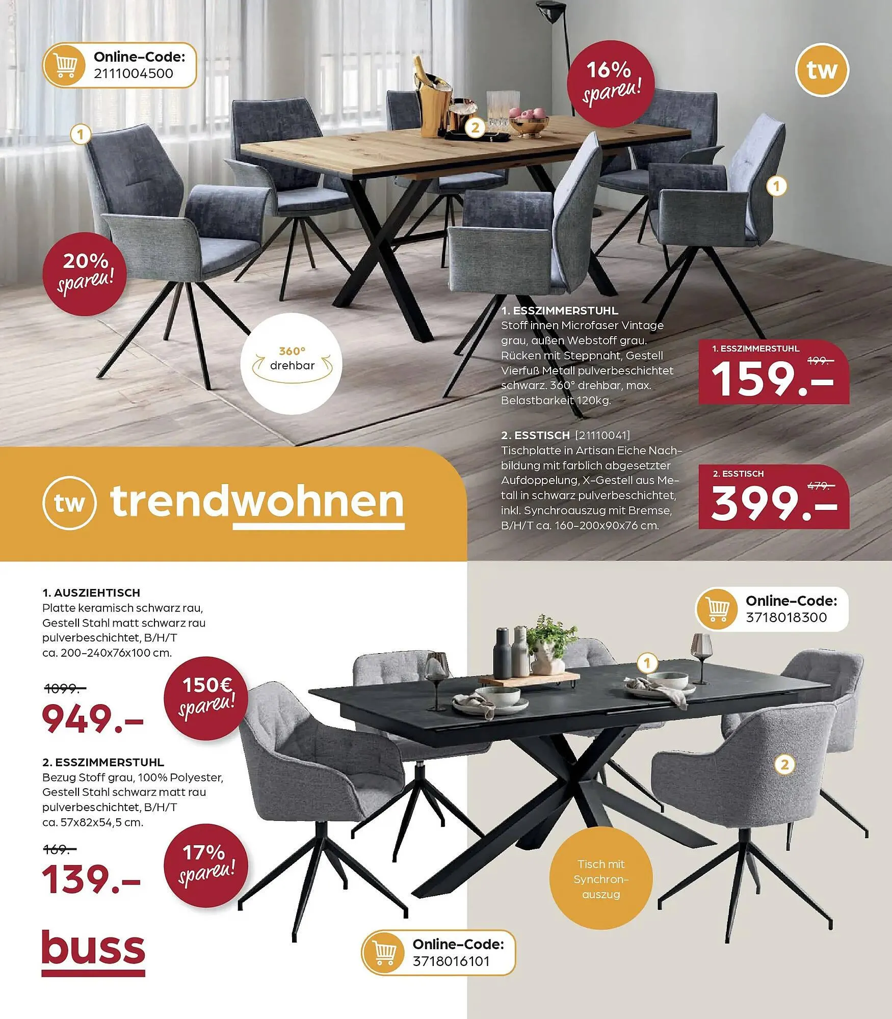 Möbel Buss Prospekt von 19. März bis 4. April 2026 - Prospekt seite 6