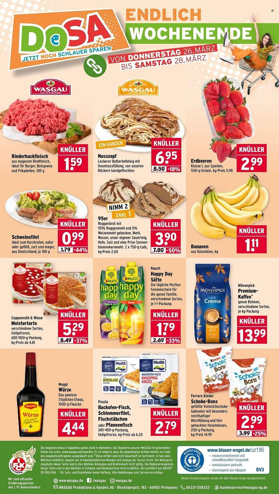 Wasgau Prospekt von 23. März bis 28. März 2026 - Prospekt seite 28