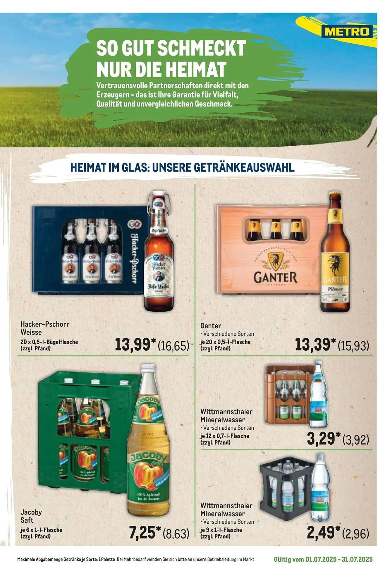 METRO Prospekt von 1. Juli bis 31. Juli 2025 - Prospekt seite 115