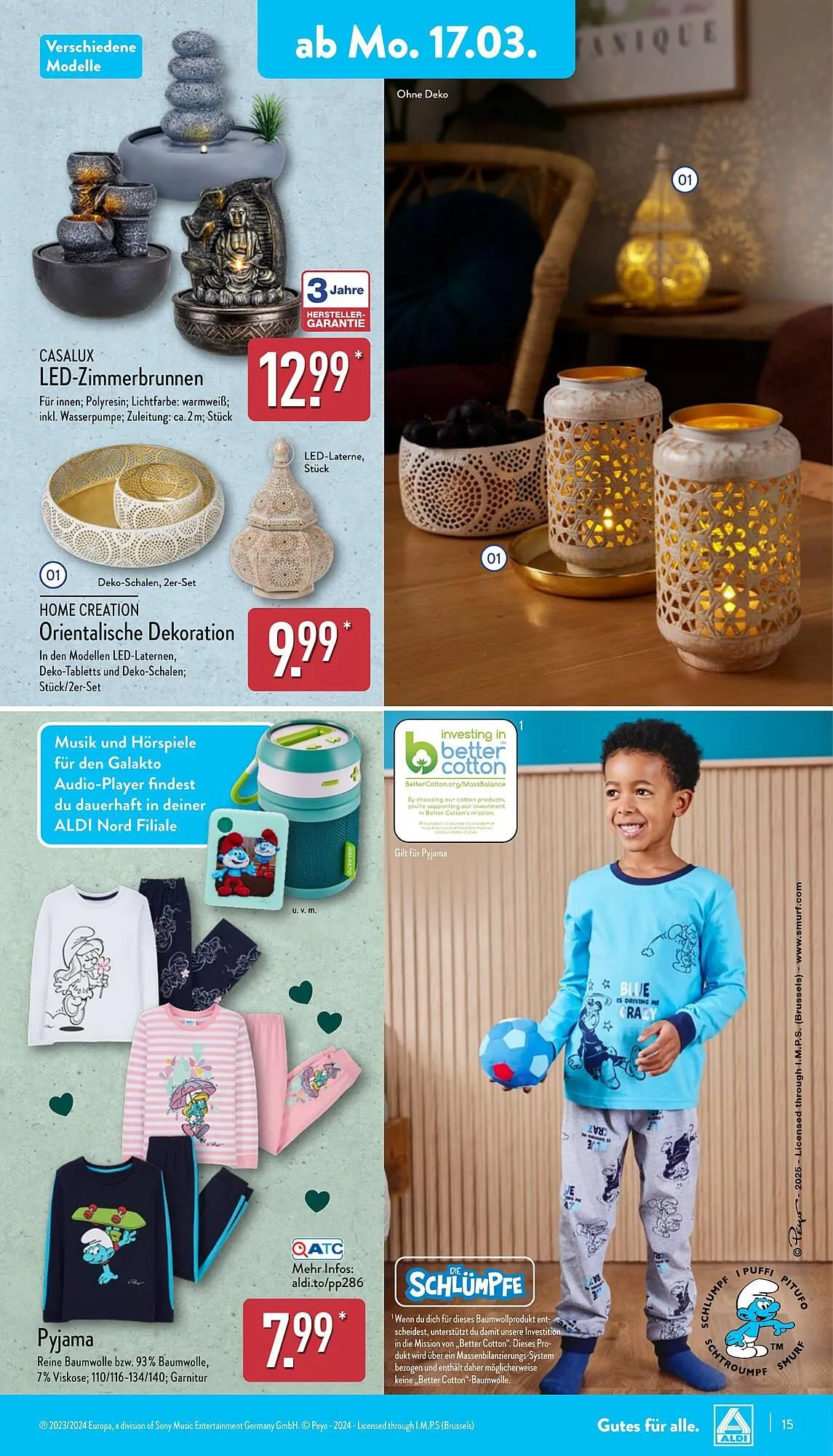 Aldi Nord Prospekt von 17. März bis 22. März 2025 - Prospekt seite 15