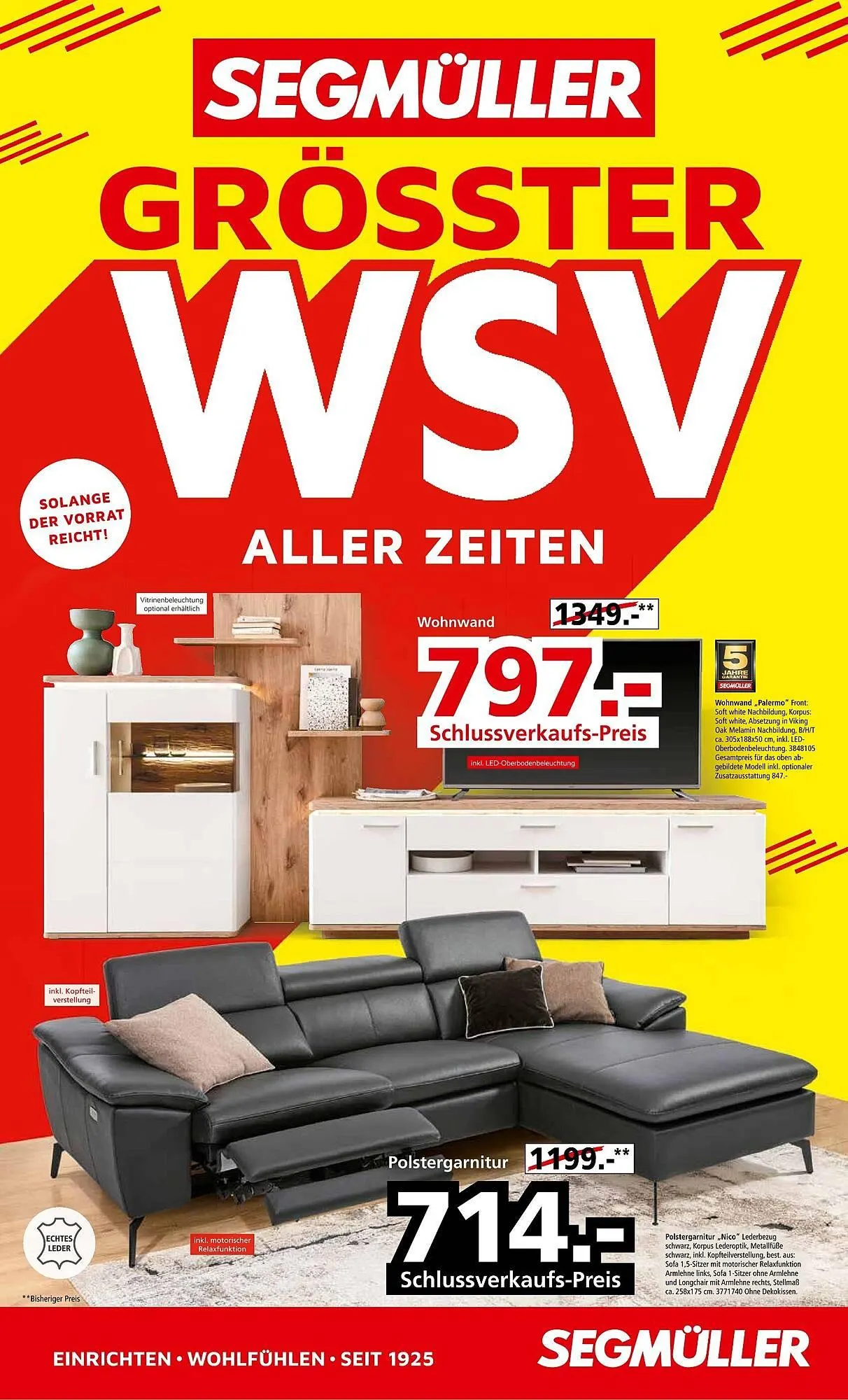Segmüller Prospekt von 10. Januar bis 31. Januar 2026 - Prospekt seite 1