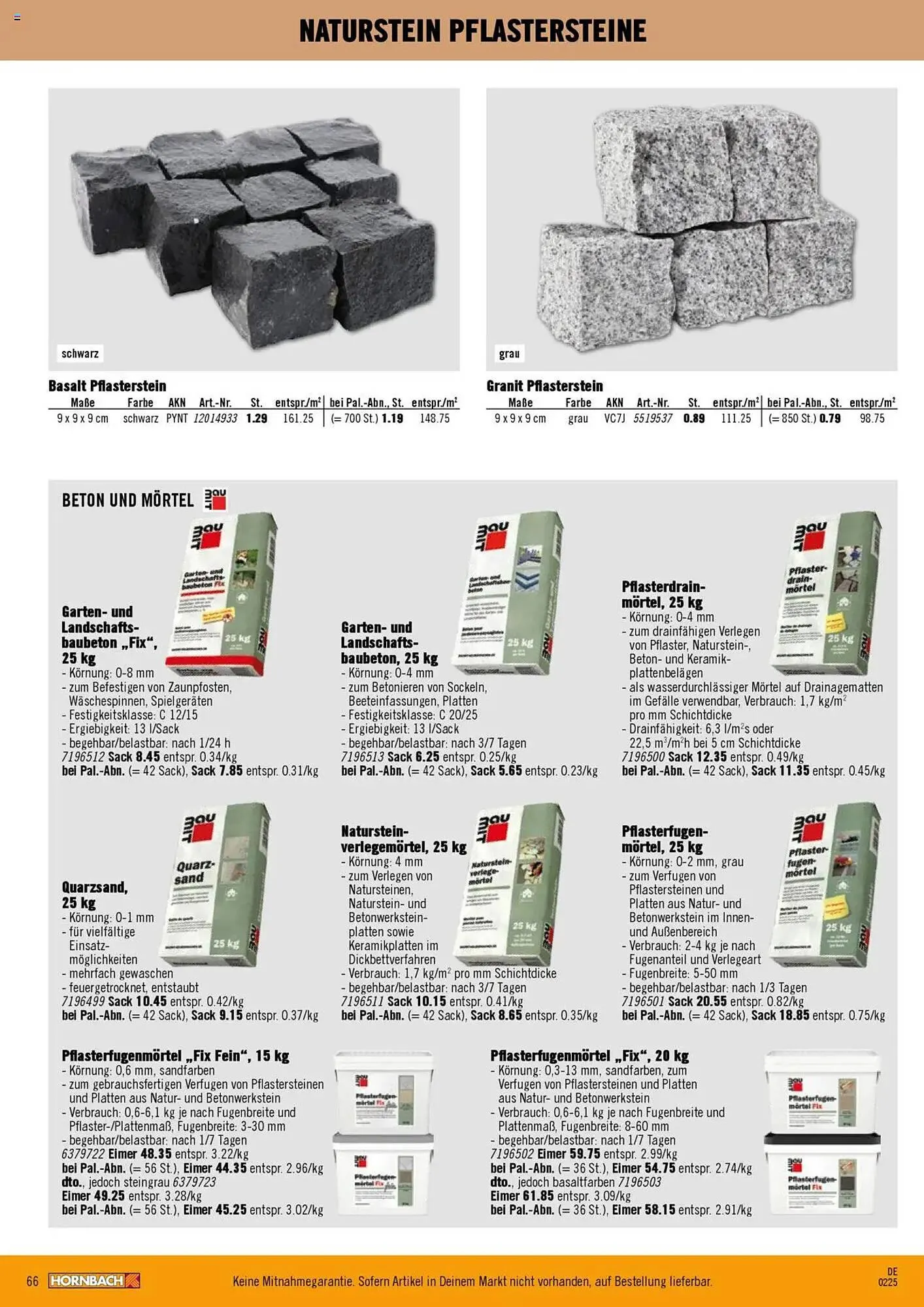 Hornbach Prospekt von 28. Februar bis 29. März 2025 - Prospekt seite 66