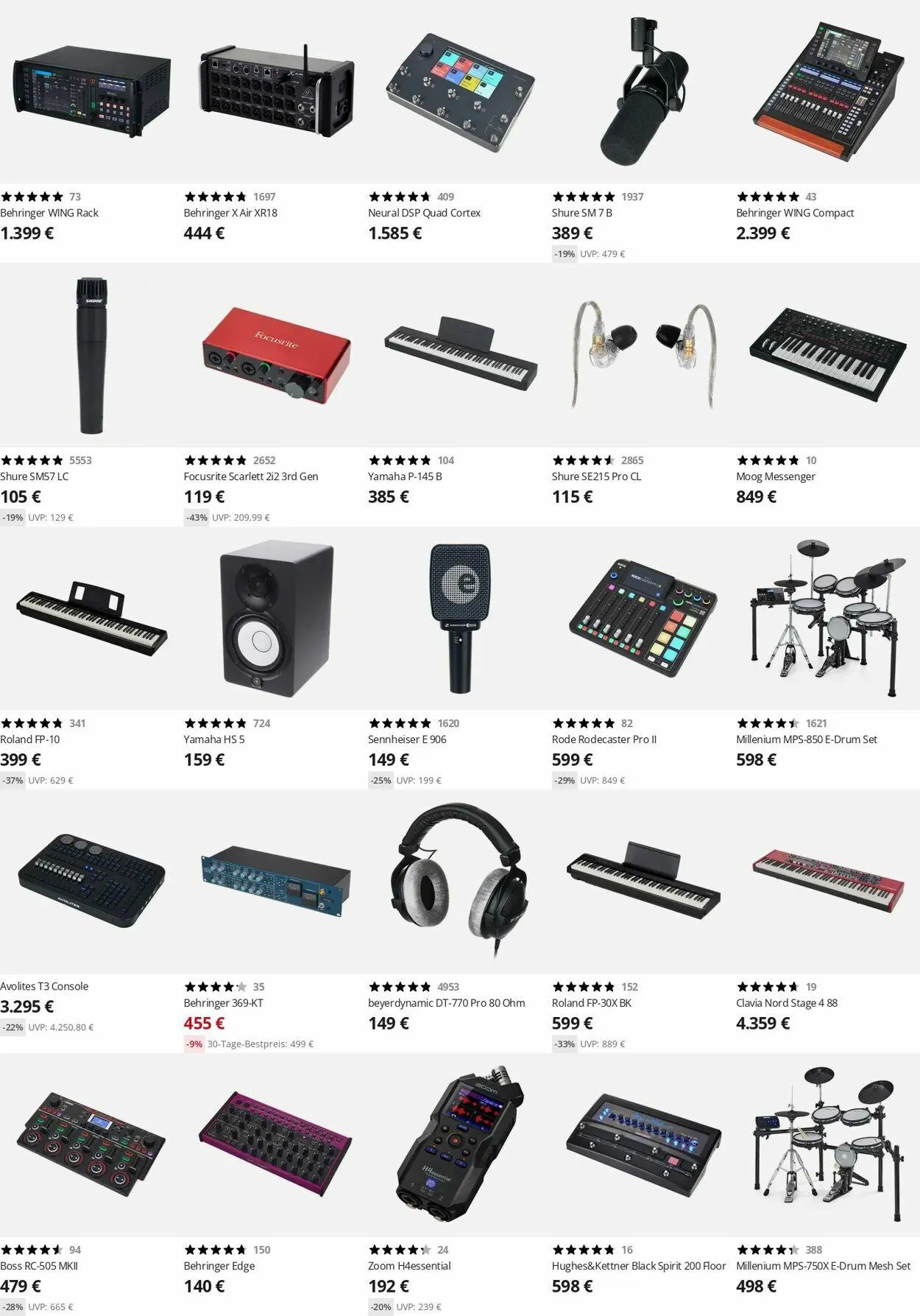 Thomann Aktueller Prospekt von 16. Juni bis 25. Juni 2025 - Prospekt seite 5