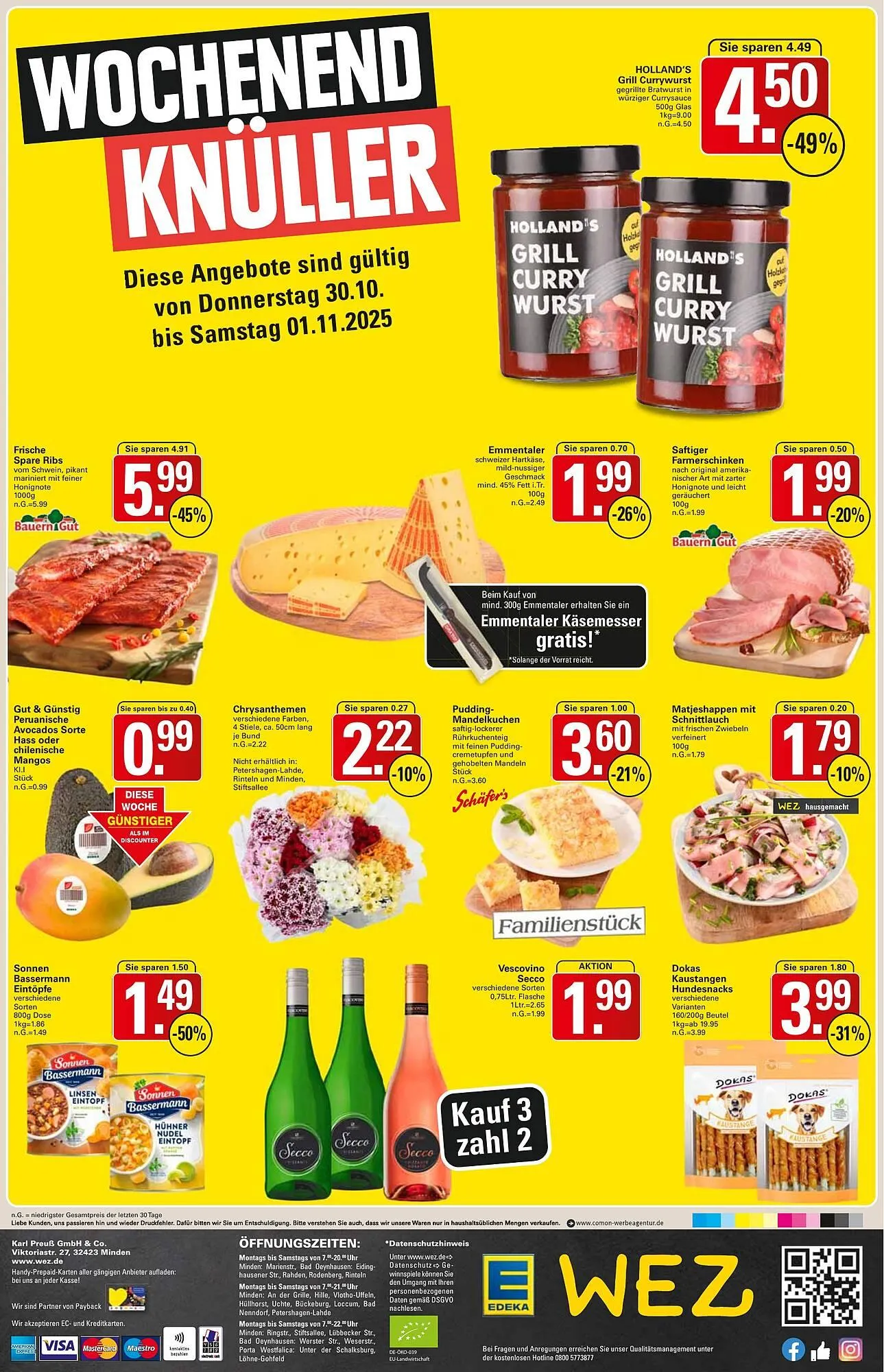 WEZ Prospekt von 27. Oktober bis 1. November 2025 - Prospekt seite 16