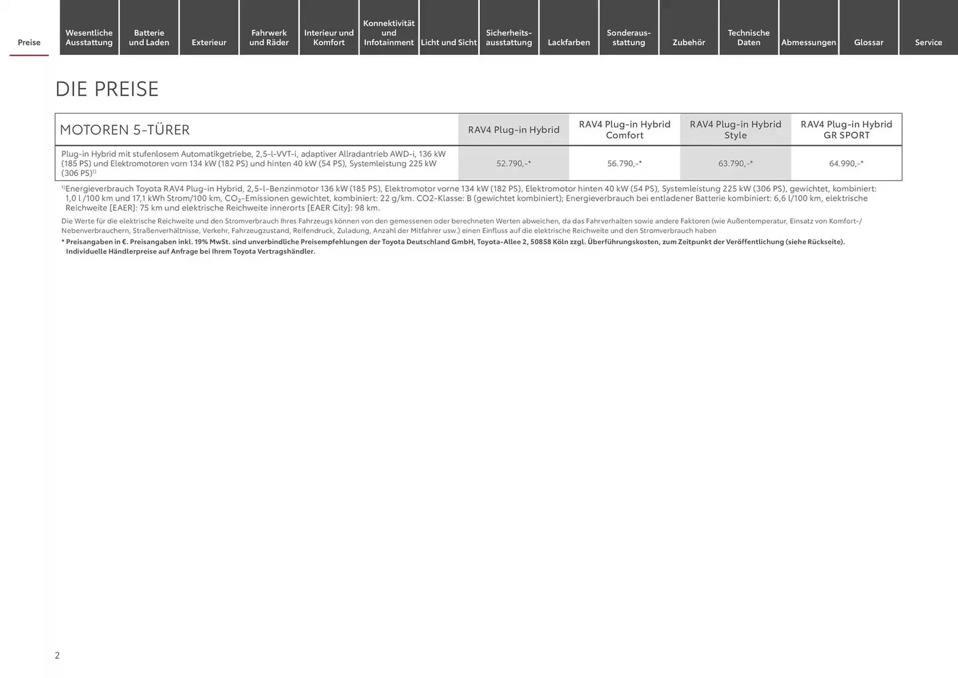 Toyota Prospekt von 26. September bis 26. September 2025 - Prospekt seite 2