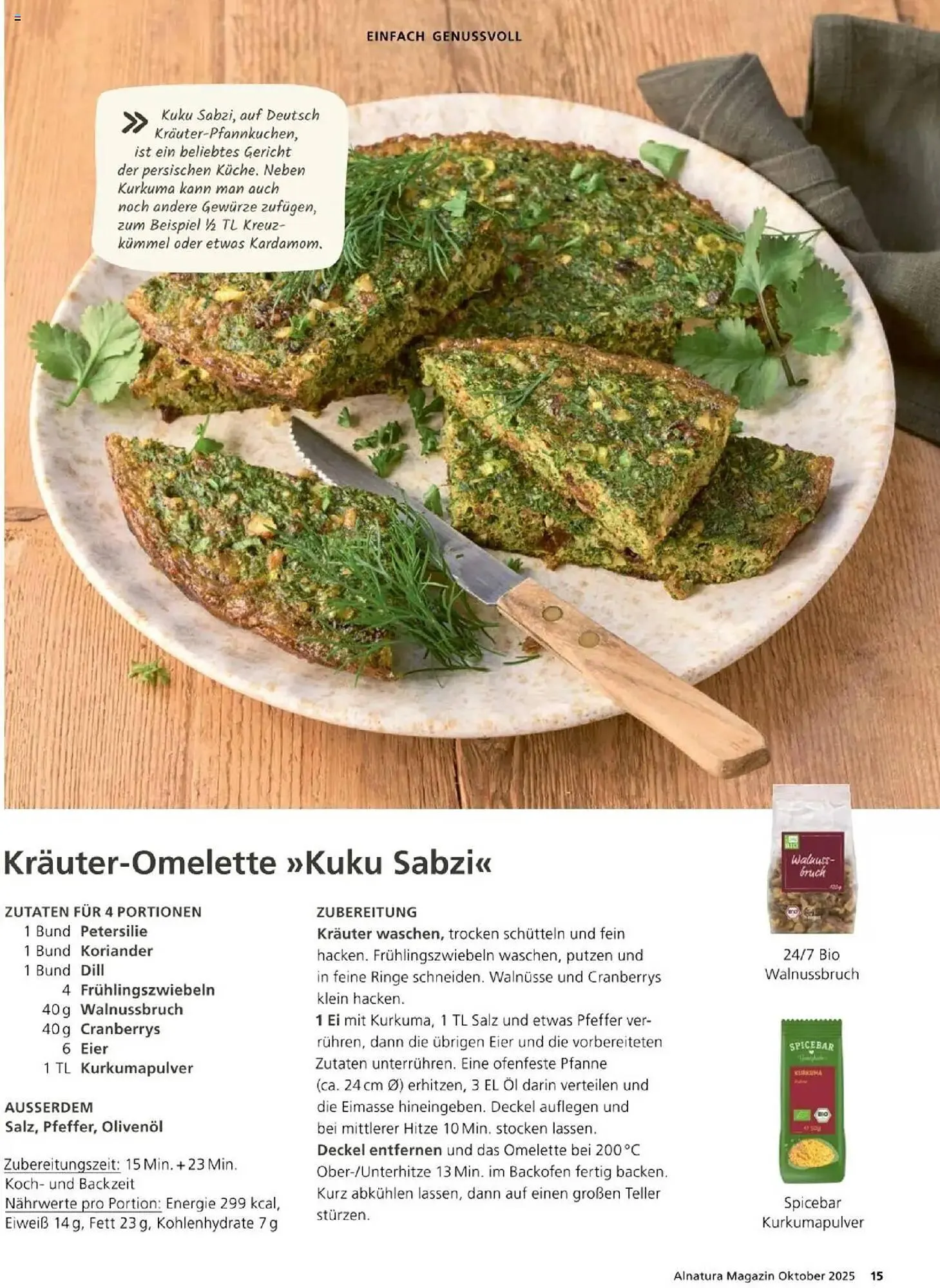 Alnatura Prospekt von 1. Oktober bis 31. Oktober 2025 - Prospekt seite 15