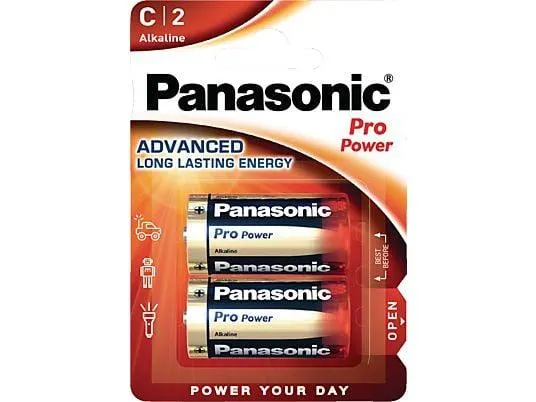 PANASONIC 00225999 LR14PPG/2BP C Batterie, Alkaline