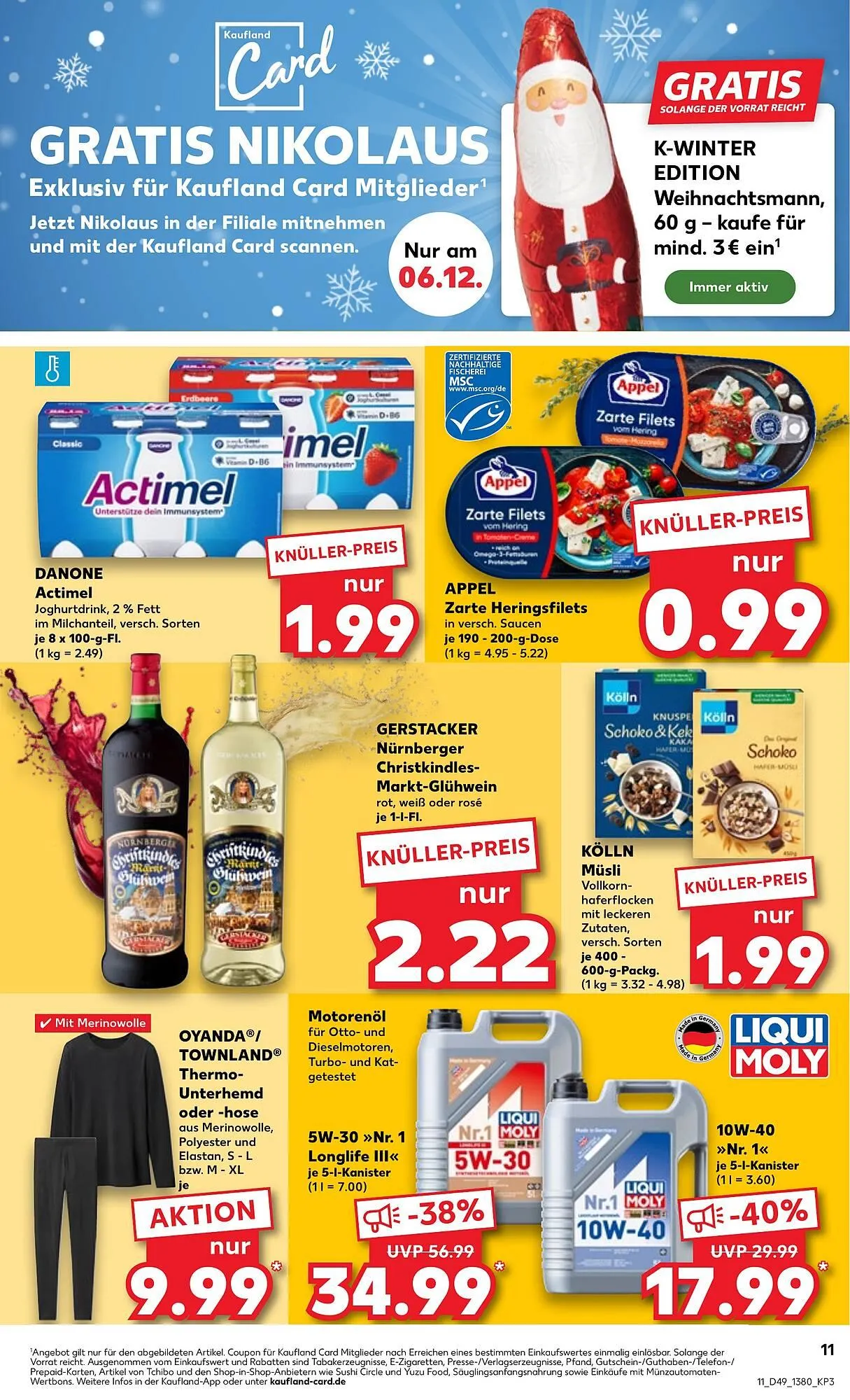 Kaufland Prospekt von 4. Dezember bis 10. Dezember 2025 - Prospekt seite 11