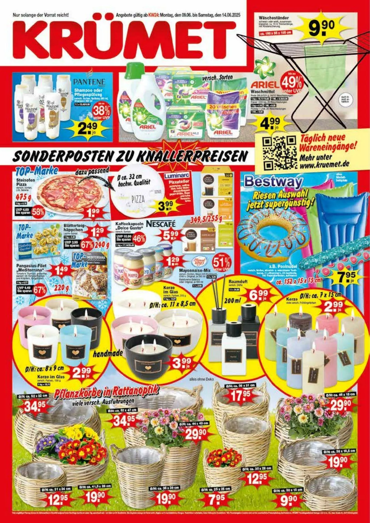 KRÜMET Aktueller Prospekt von 9. Juni bis 14. Juni 2025 - Prospekt seite 1