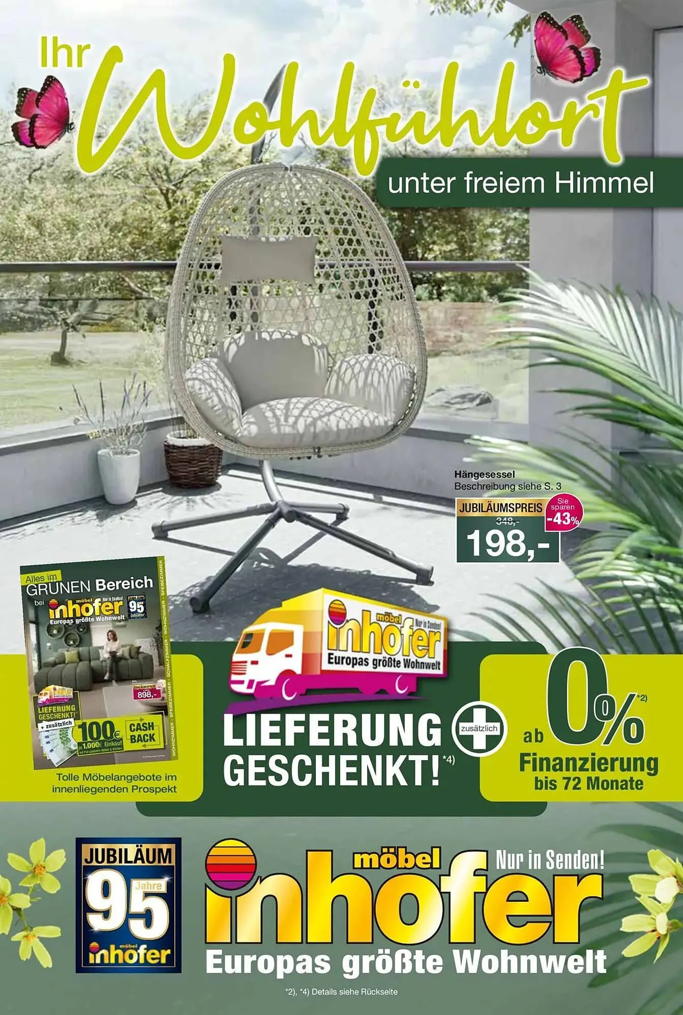 Möbel Inhofer Prospekt von 16. April bis 2. Mai 2026 - Prospekt seite 1