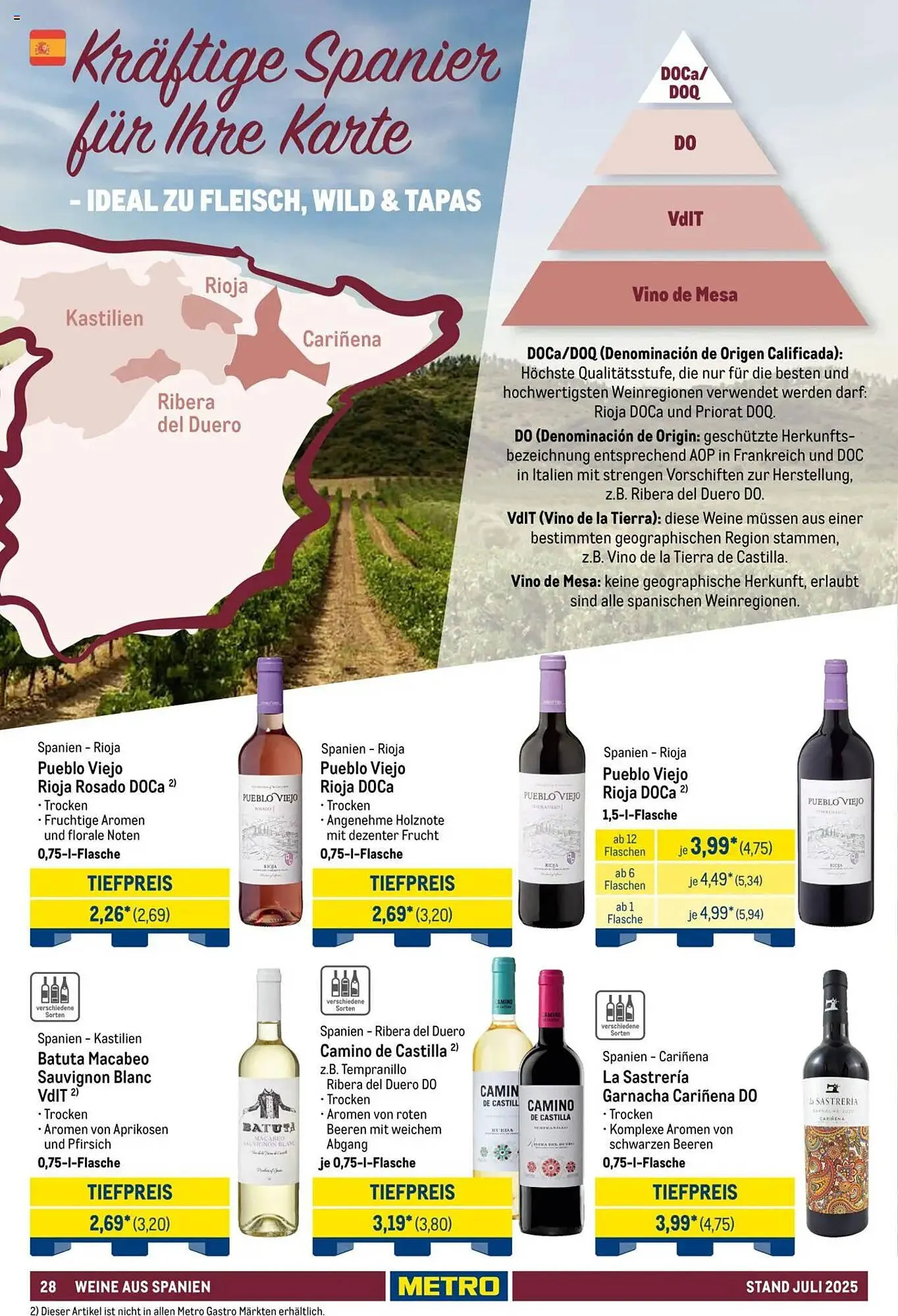 METRO Prospekt von 1. Juli bis 31. Juli 2025 - Prospekt seite 28