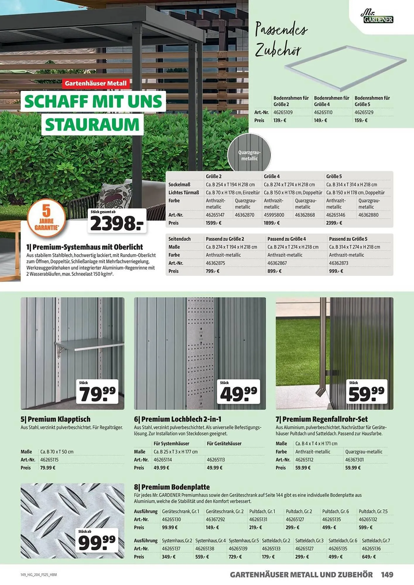 Hagebau Prospekt von 19. September bis 31. Dezember 2025 - Prospekt seite 149