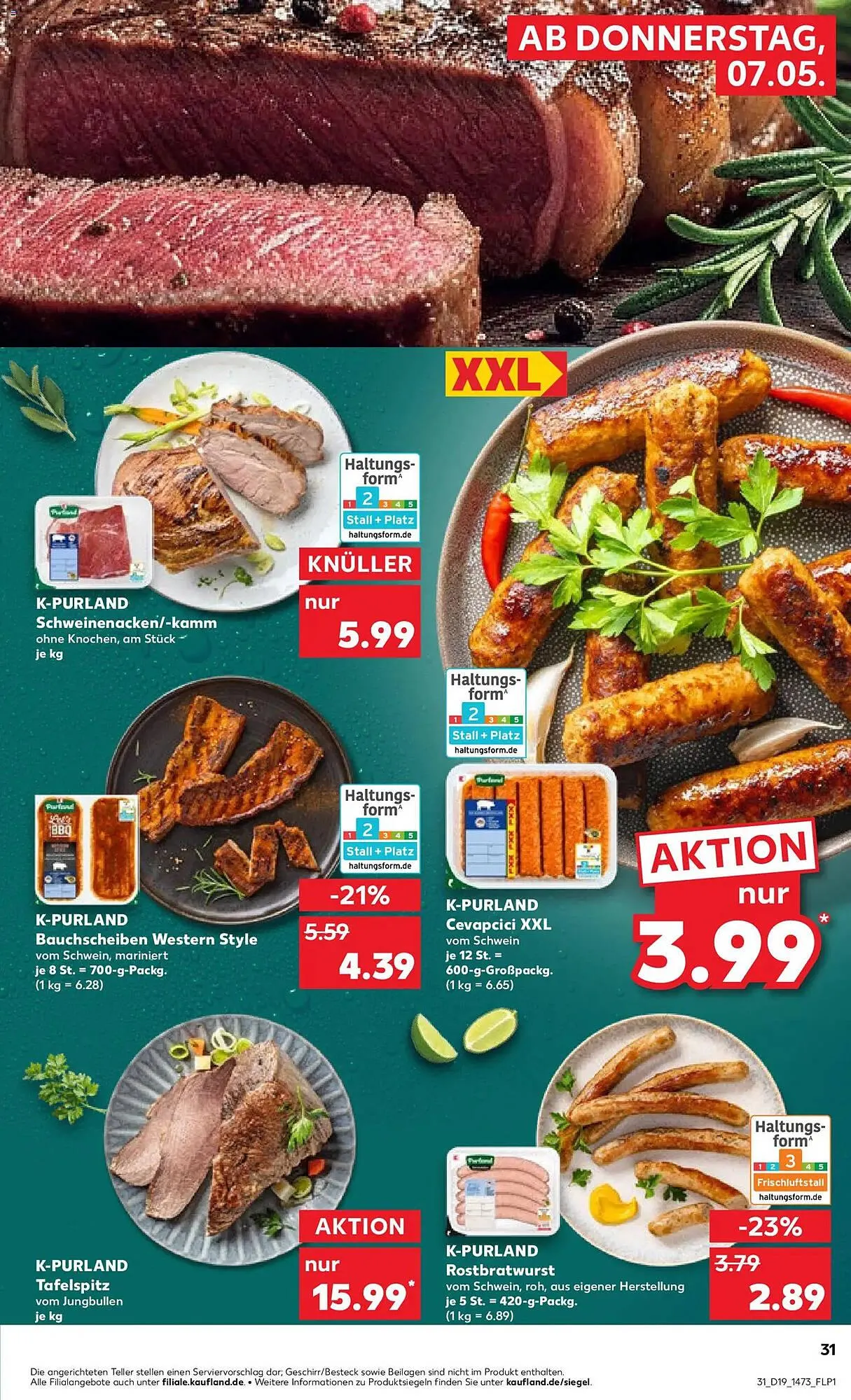 Kaufland Prospekt von 7. Mai bis 13. Mai 2026 - Prospekt seite 31
