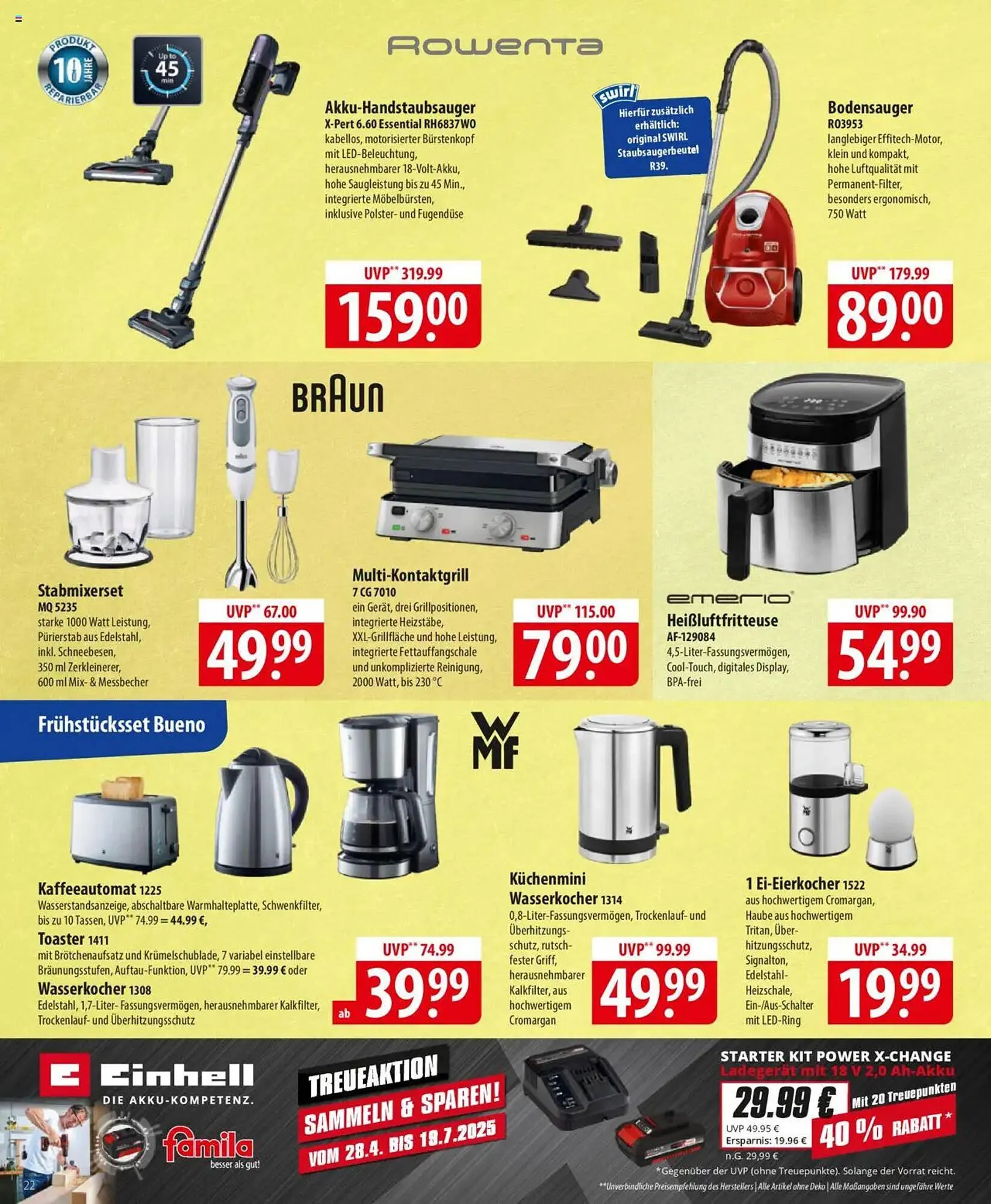 Famila Nord Ost Prospekt von 2. Juni bis 7. Juni 2025 - Prospekt seite 22