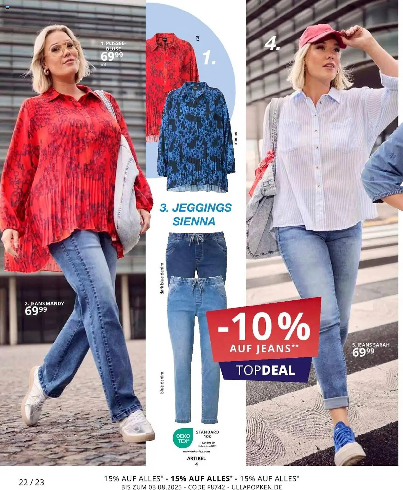 Ulla Popken Prospekt von 1. August bis 31. August 2025 - Prospekt seite 22