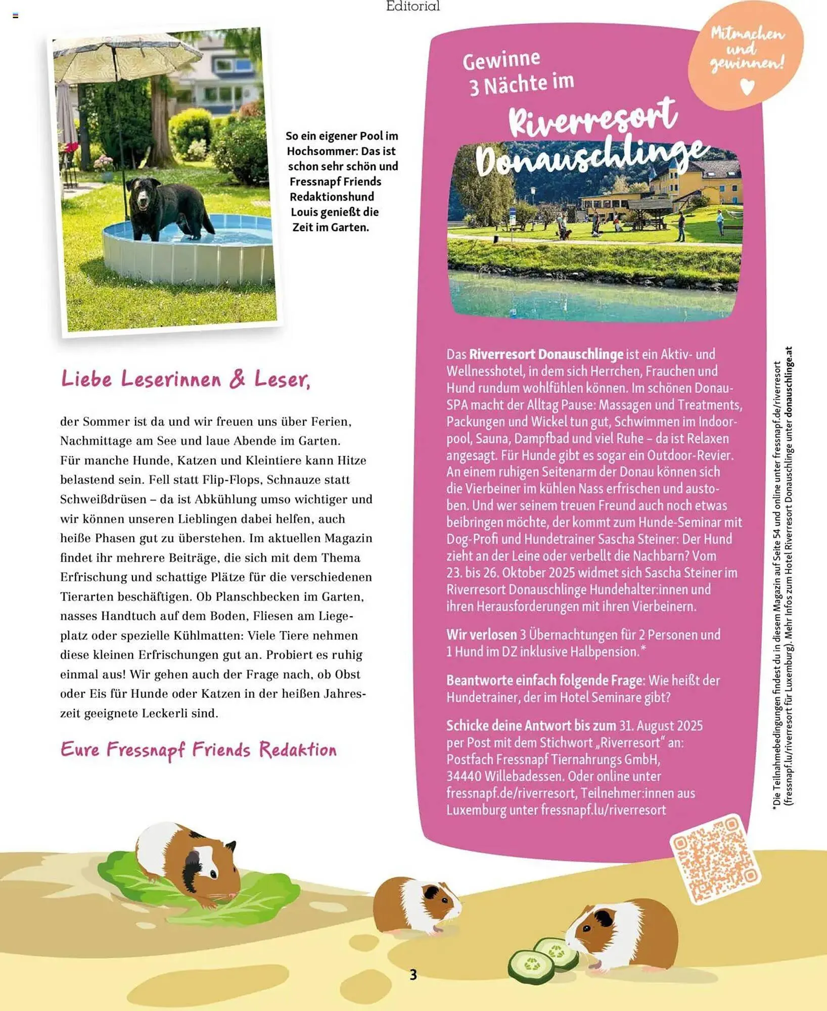 Fressnapf Prospekt von 1. Juli bis 31. August 2025 - Prospekt seite 3