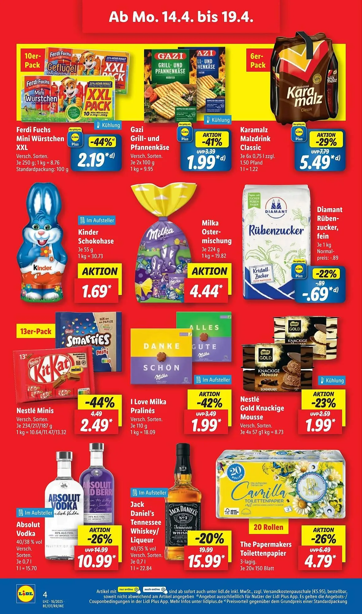 Lidl Prospekt von 14. April bis 20. April 2025 - Prospekt seite 4