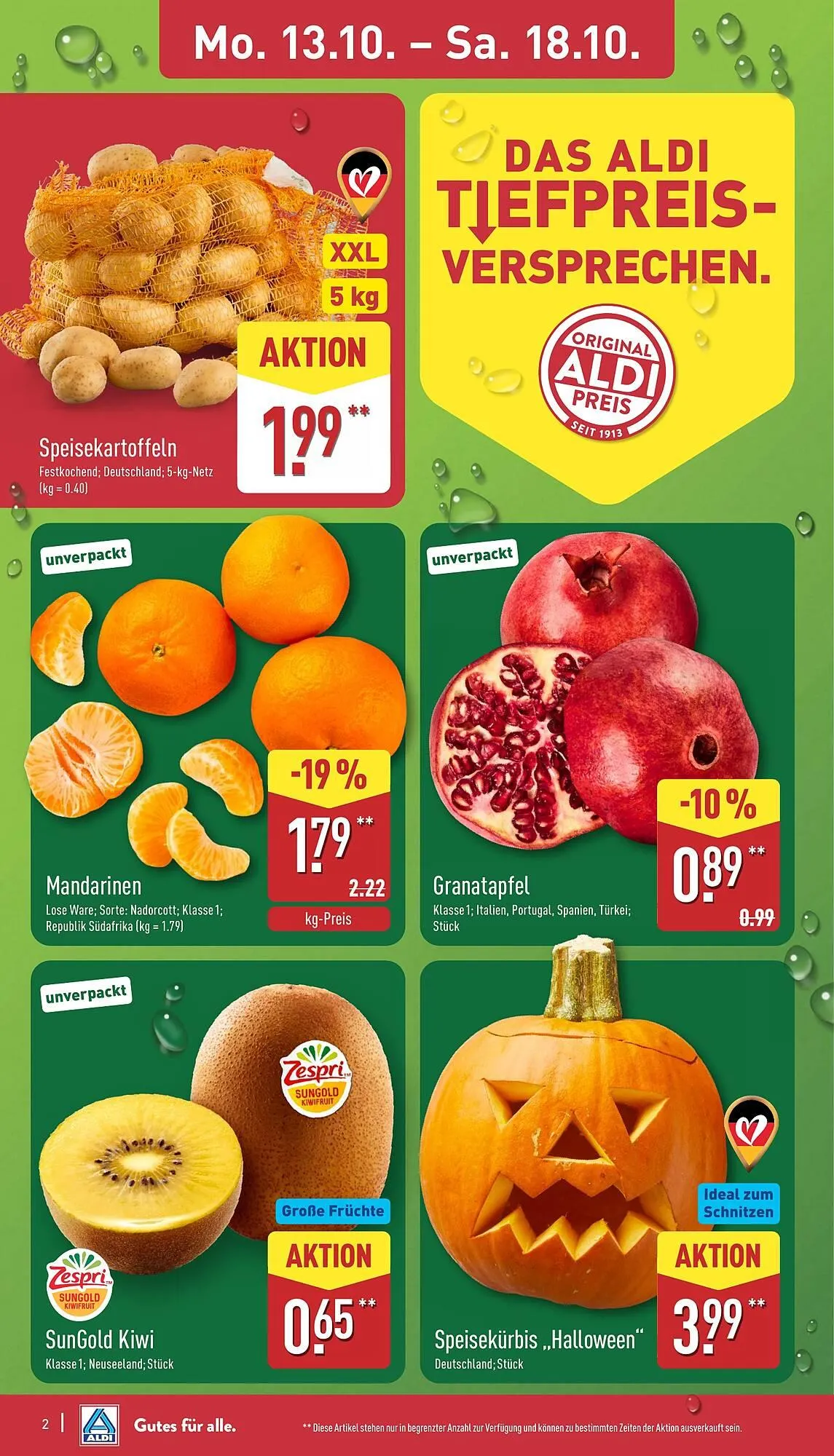 Aldi Nord Prospekt von 13. Oktober bis 19. Oktober 2025 - Prospekt seite 2
