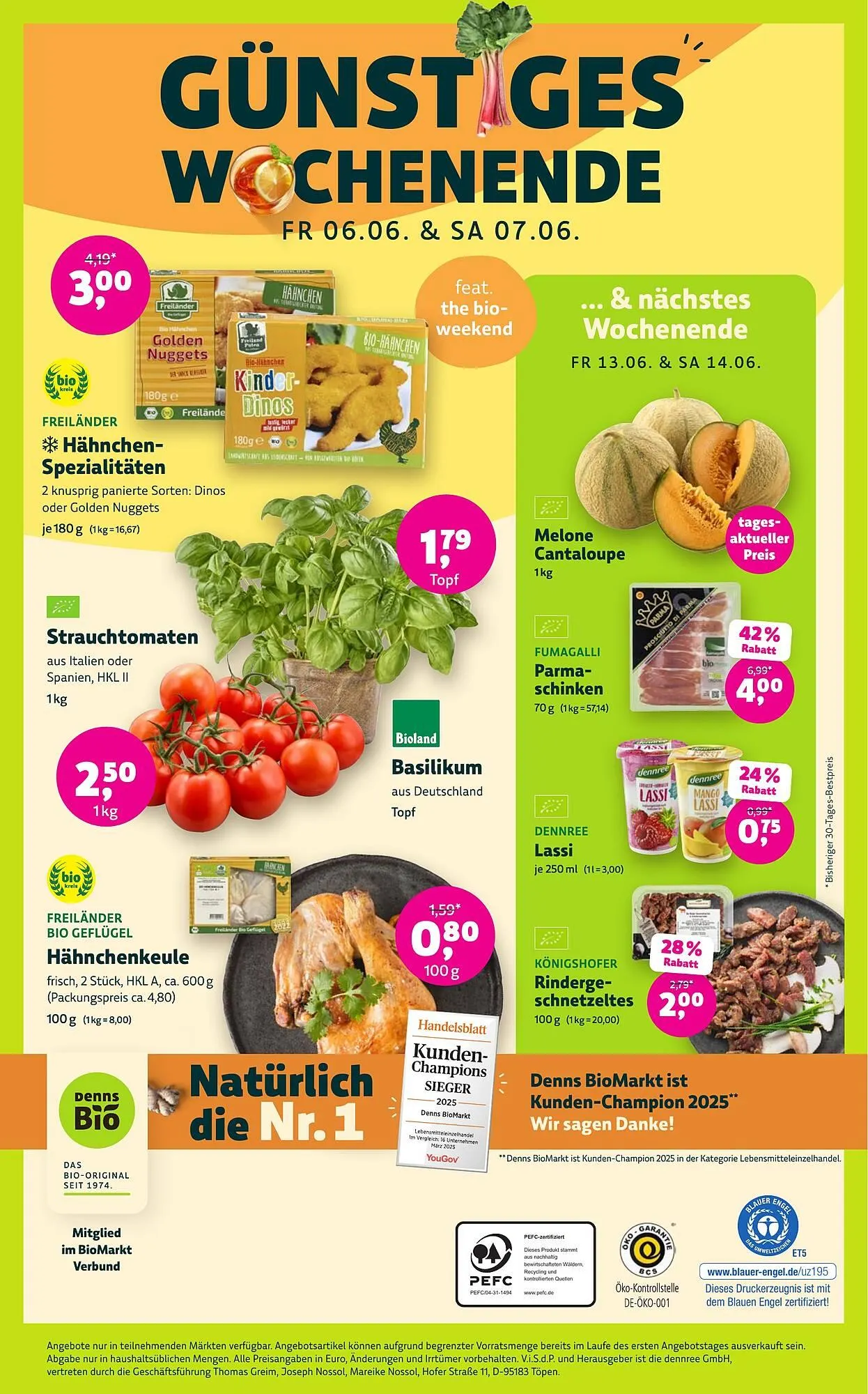 Aleco Biomarkt Prospekt von 4. Juni bis 17. Juni 2025 - Prospekt seite 12