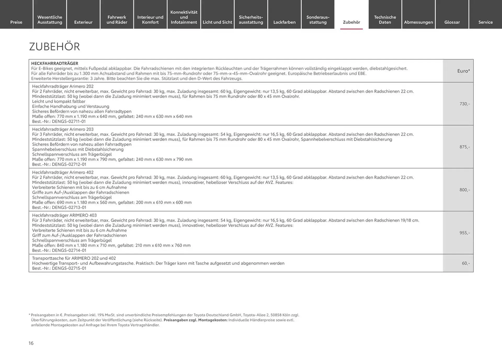 Toyota Prospekt von 10. Januar bis 10. Januar 2026 - Prospekt seite 16