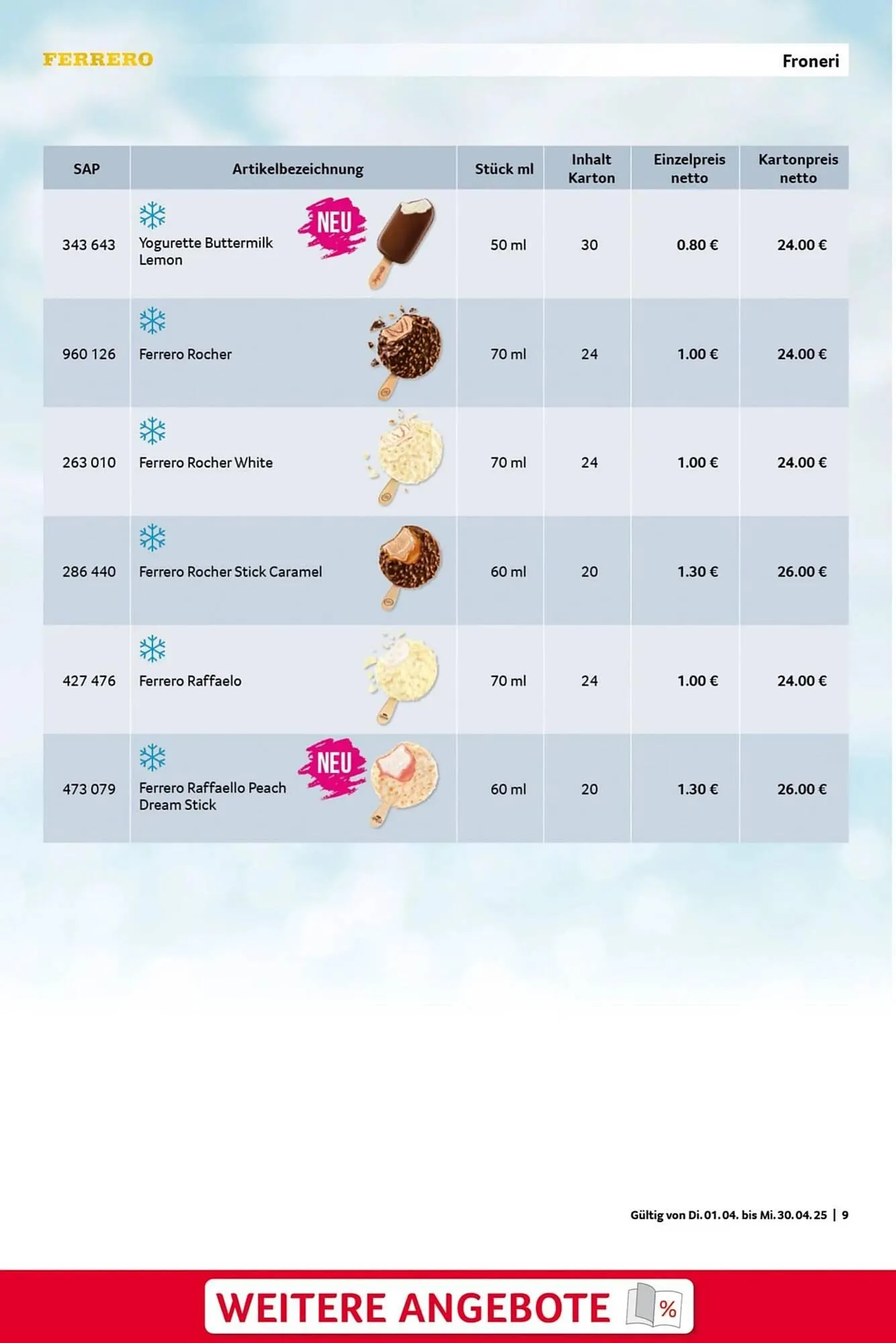 Selgros Prospekt von 1. April bis 30. April 2025 - Prospekt seite 9