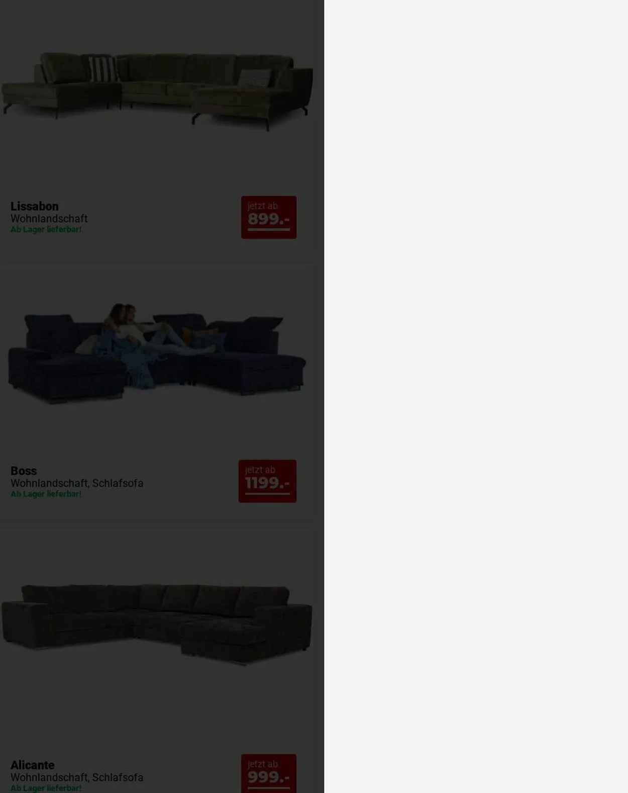 Seats and Sofas von 1. Dezember bis 10. Dezember 2025 - Prospekt seite 6