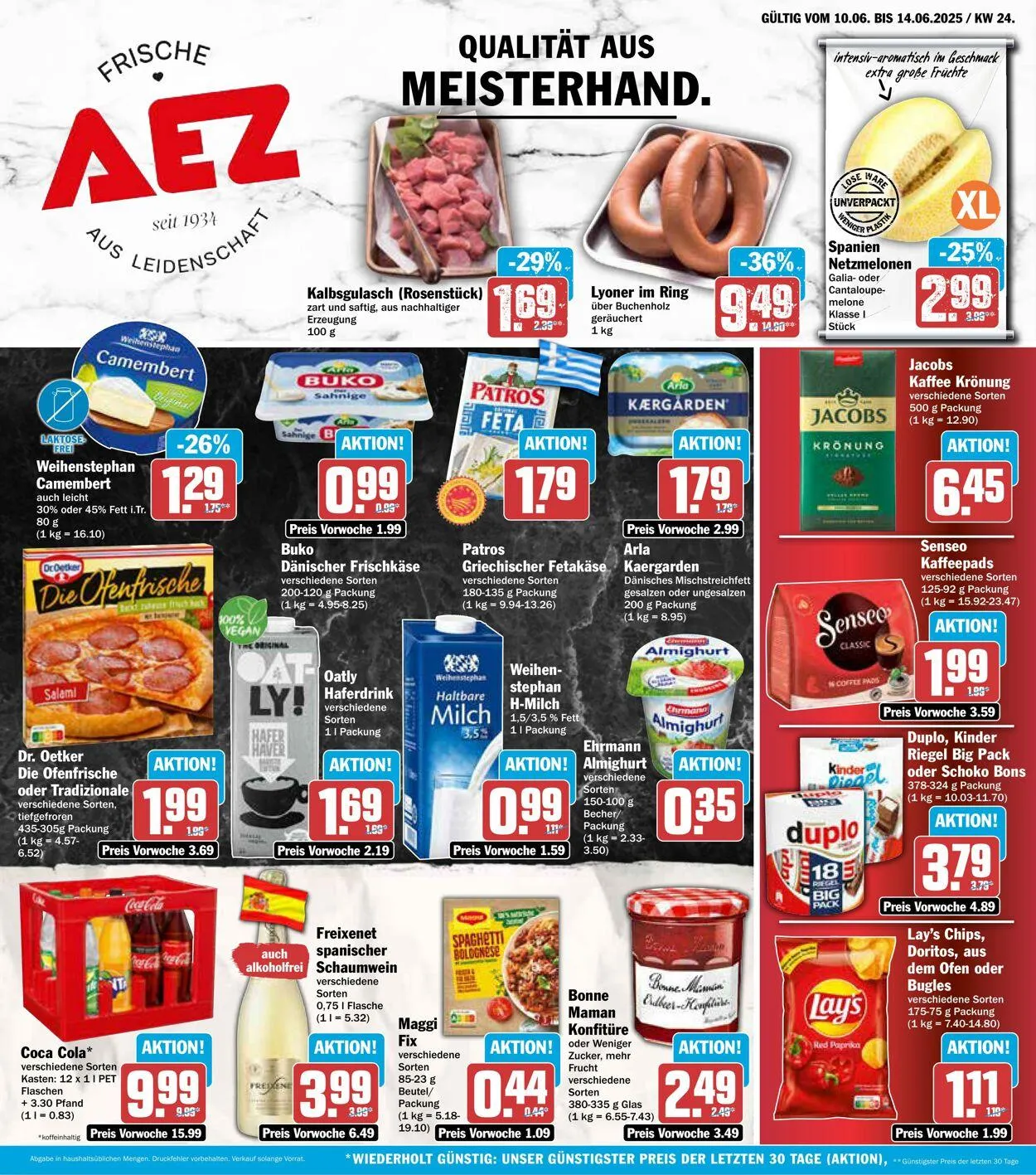 AEZ Aktueller Prospekt von 9. Juni bis 14. Juni 2025 - Prospekt seite 1