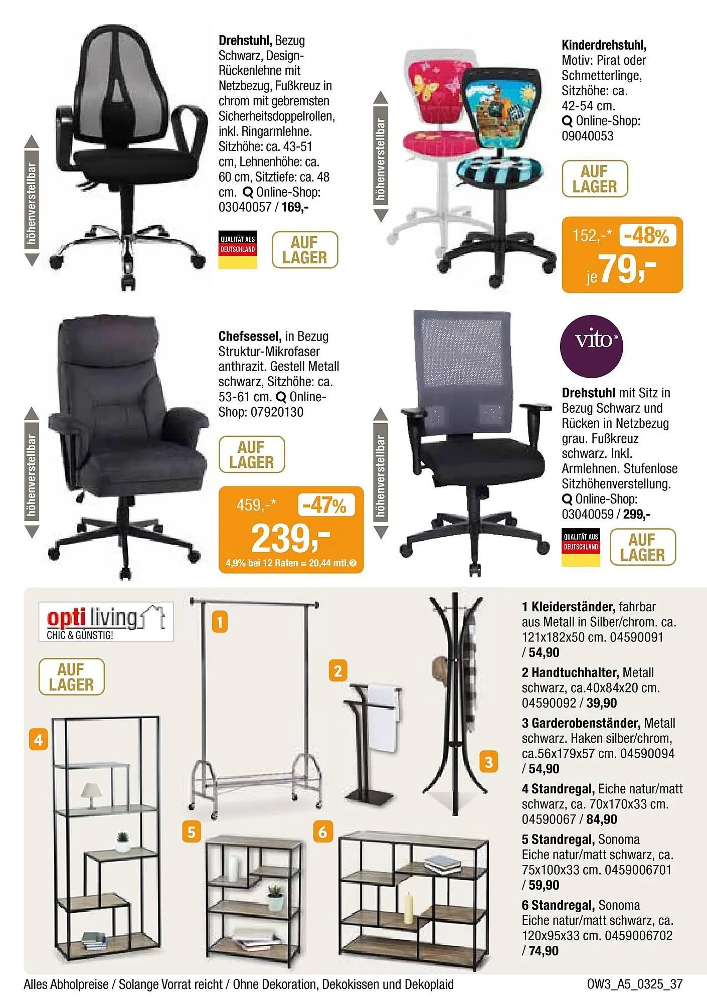 Opti Wohnwelt Prospekt von 27. Februar bis 23. März 2025 - Prospekt seite 37