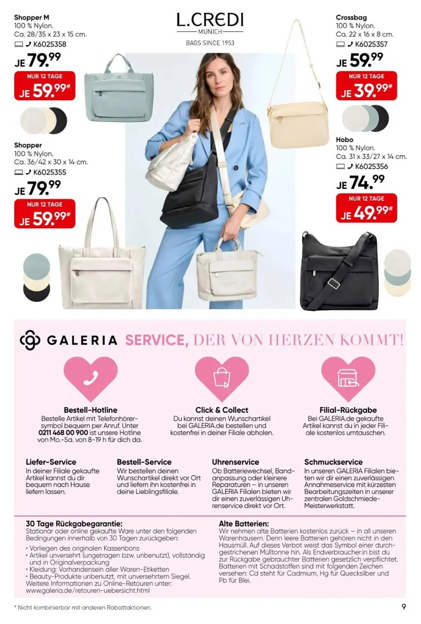 Galeria Kaufhof Prospekt von 17. März bis 29. März 2026 - Prospekt seite 9