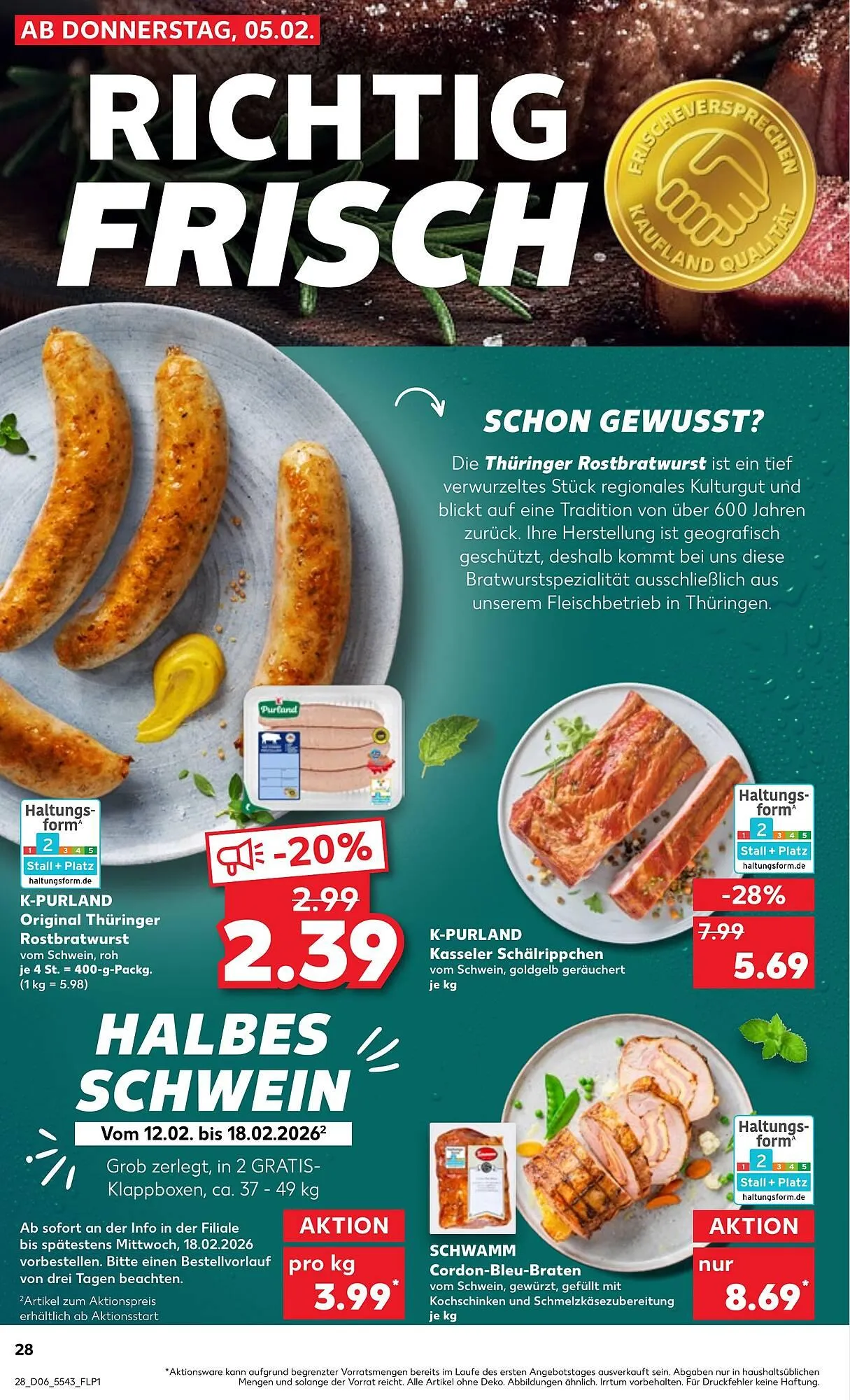 Kaufland Prospekt von 5. Februar bis 11. Februar 2026 - Prospekt seite 28