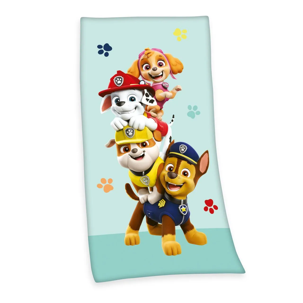Paw Patrol Velourstuch Größe 150x75 cm