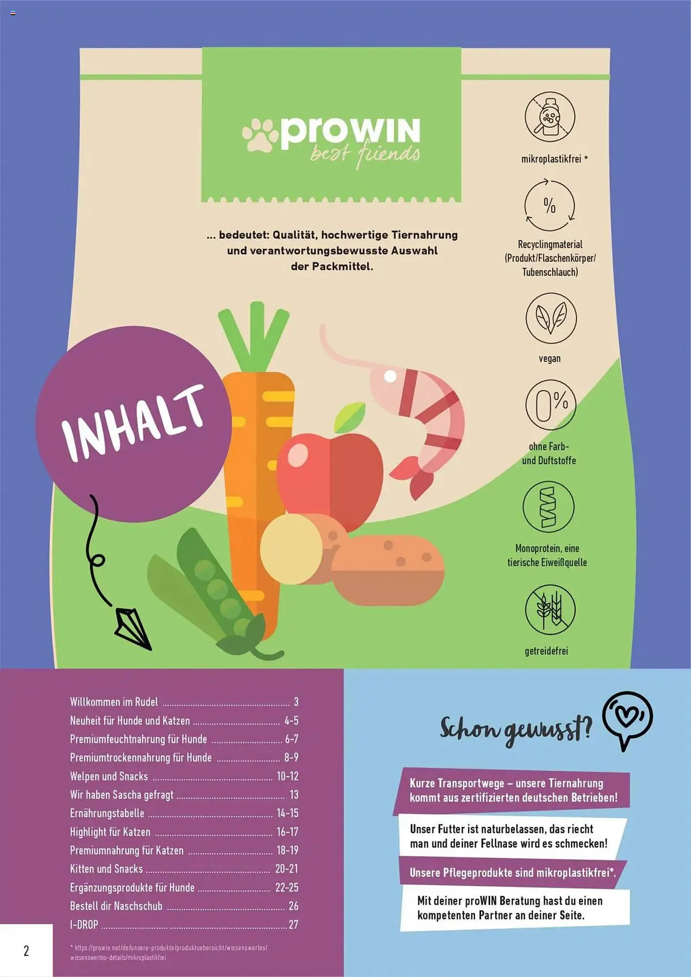 Prowin Prospekt von 1. Juli bis 30. Juni 2026 - Prospekt seite 2