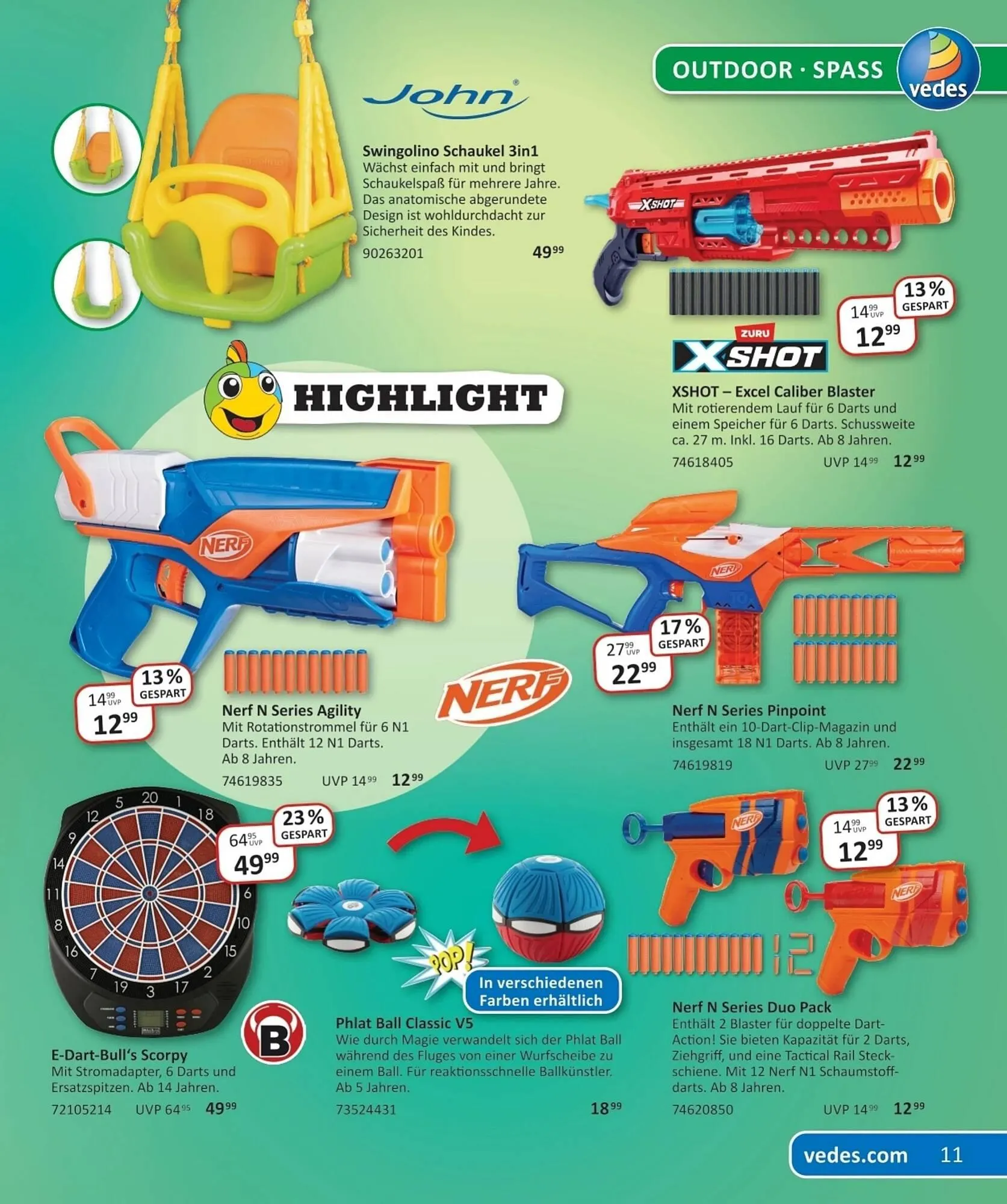 Vedes Prospekt von 18. März bis 20. April 2025 - Prospekt seite 13