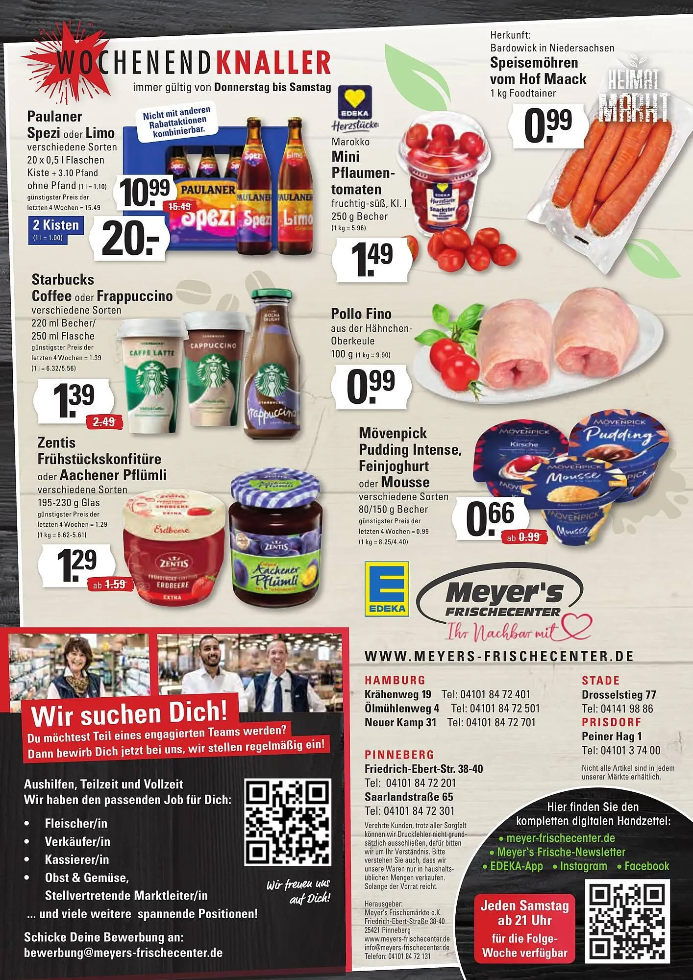 Meyer's Frischemarkt Prospekt von 13. Oktober bis 21. Oktober 2025 - Prospekt seite 16