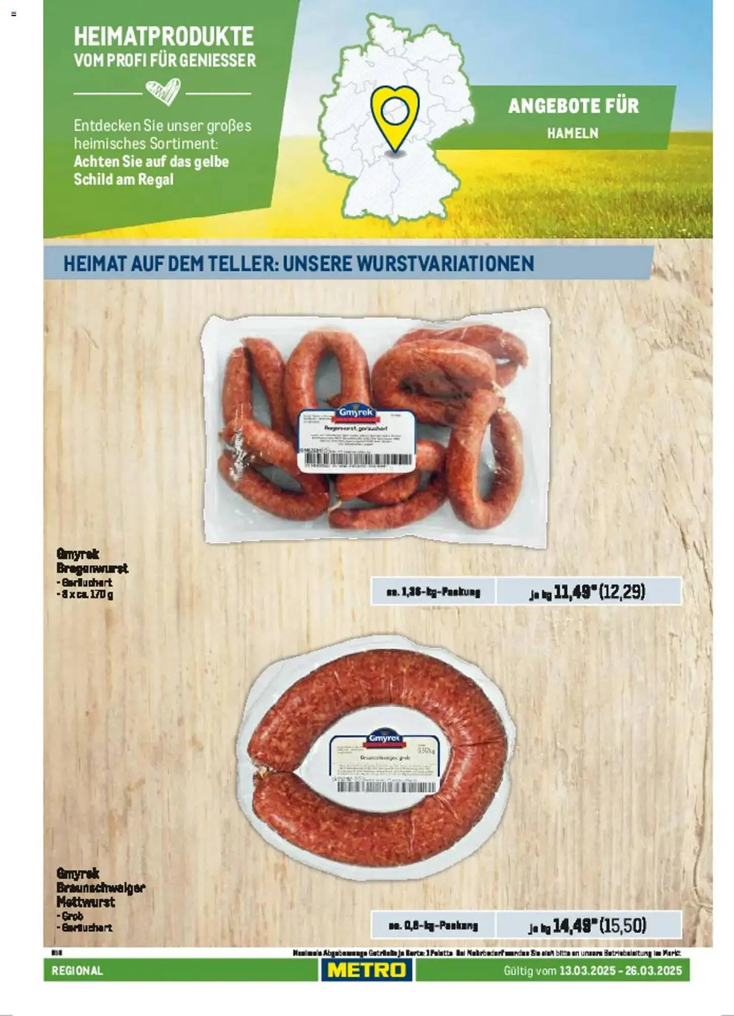 METRO Prospekt von 13. März bis 26. März 2025 - Prospekt seite 18
