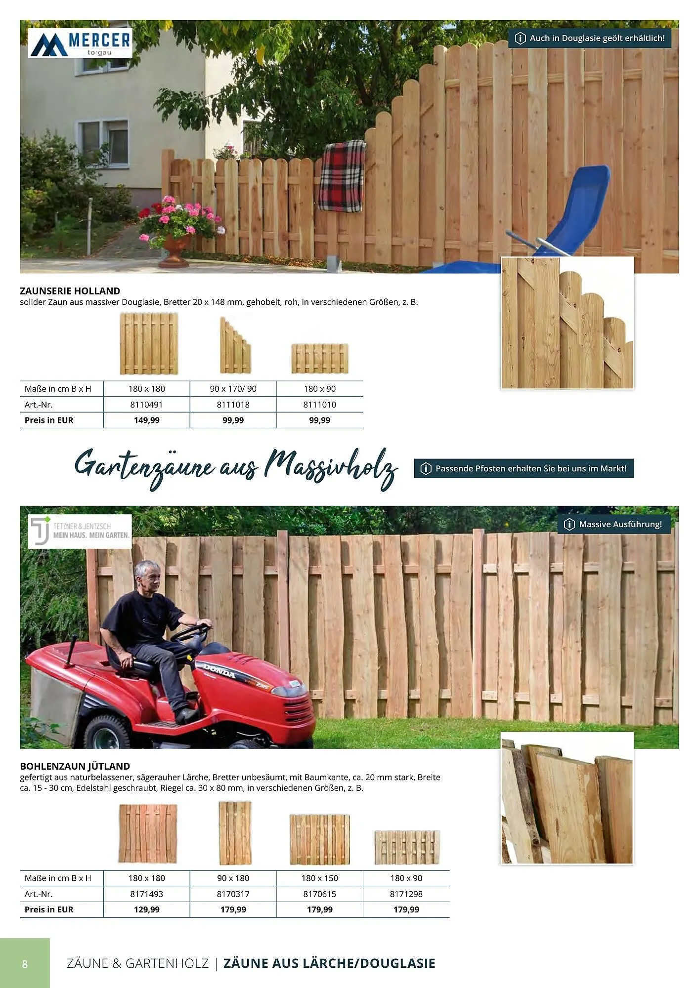 BBM Baumarkt Prospekt von 20. April bis 31. Dezember 2025 - Prospekt seite 8