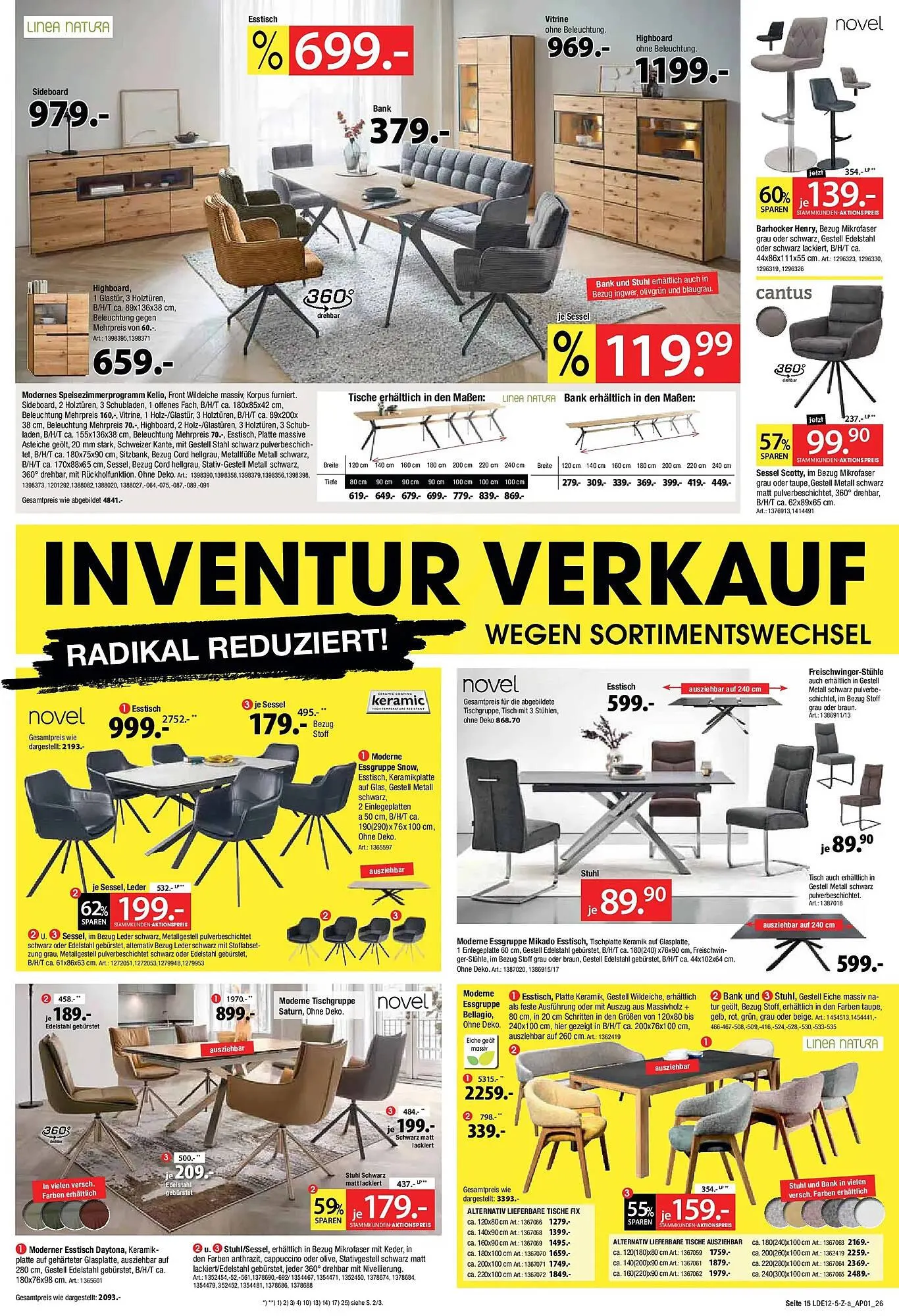 Zurbrüggen Prospekt von 19. Dezember bis 3. Januar 2026 - Prospekt seite 15