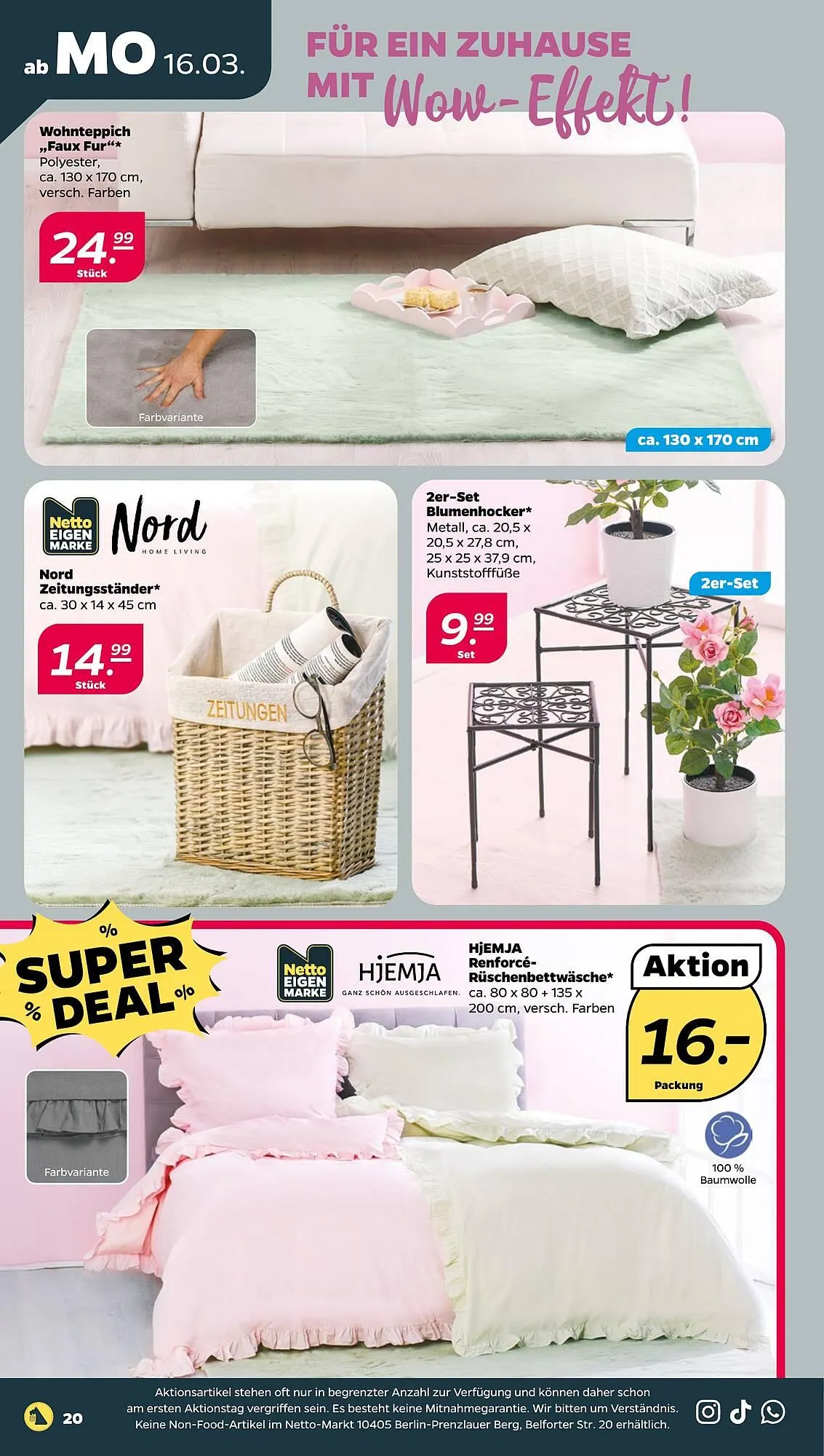 NETTO Prospekt von 16. März bis 21. März 2026 - Prospekt seite 26