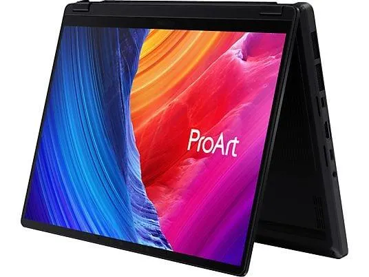 ASUS ProArt PX13 HN7306WV-LX017WS, Copilot+ PC, Convertible, mit 13,3 Zoll Display Touchscreen, AMD Ryzen™ AI 9 HX 370 Prozessor, 32 GB RAM, 1 TB SSD, NVIDIA GeForce RTX™ 4060, Schwarz, Windows 11 Home