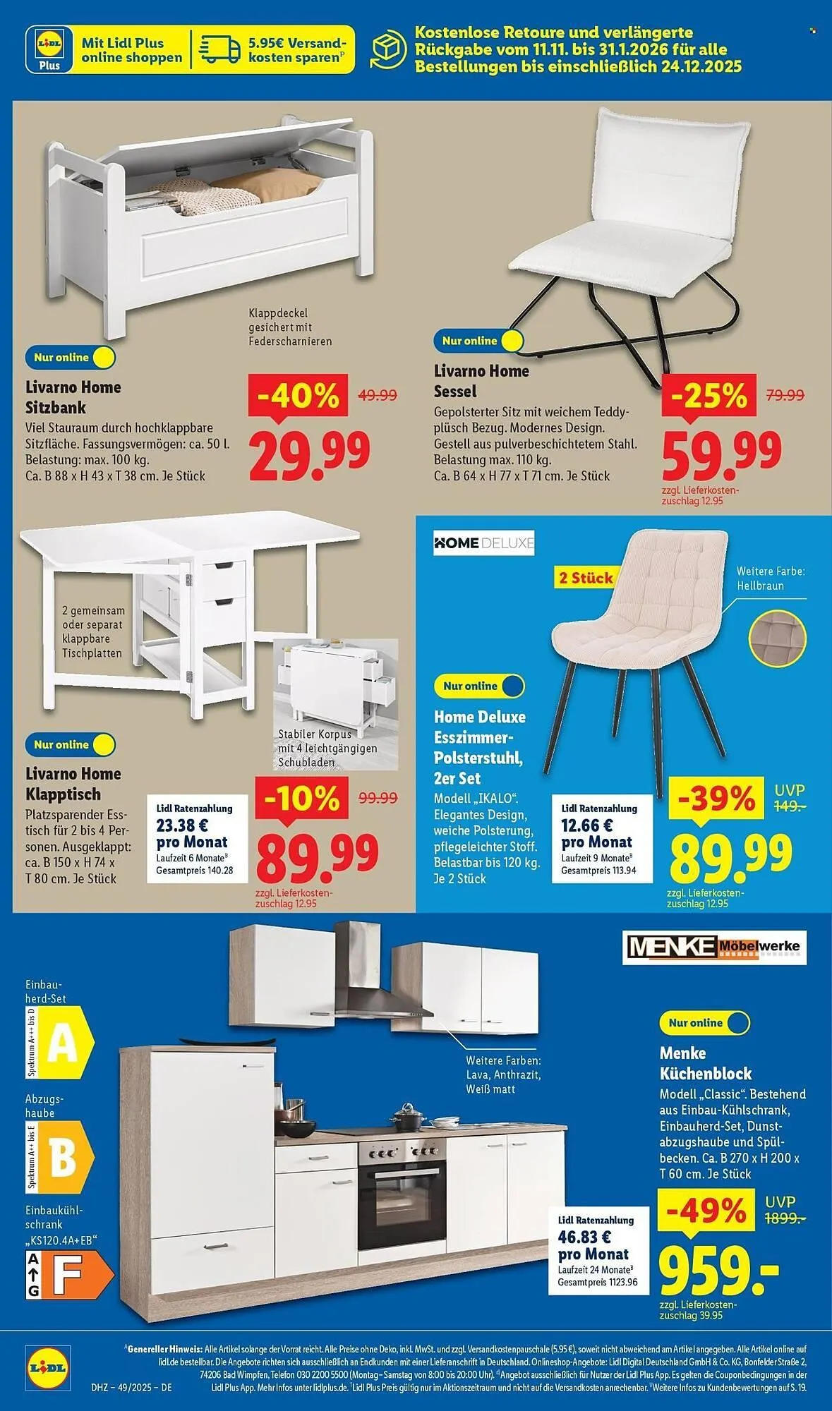 Lidl Prospekt von 1. Dezember bis 6. Dezember 2025 - Prospekt seite 26