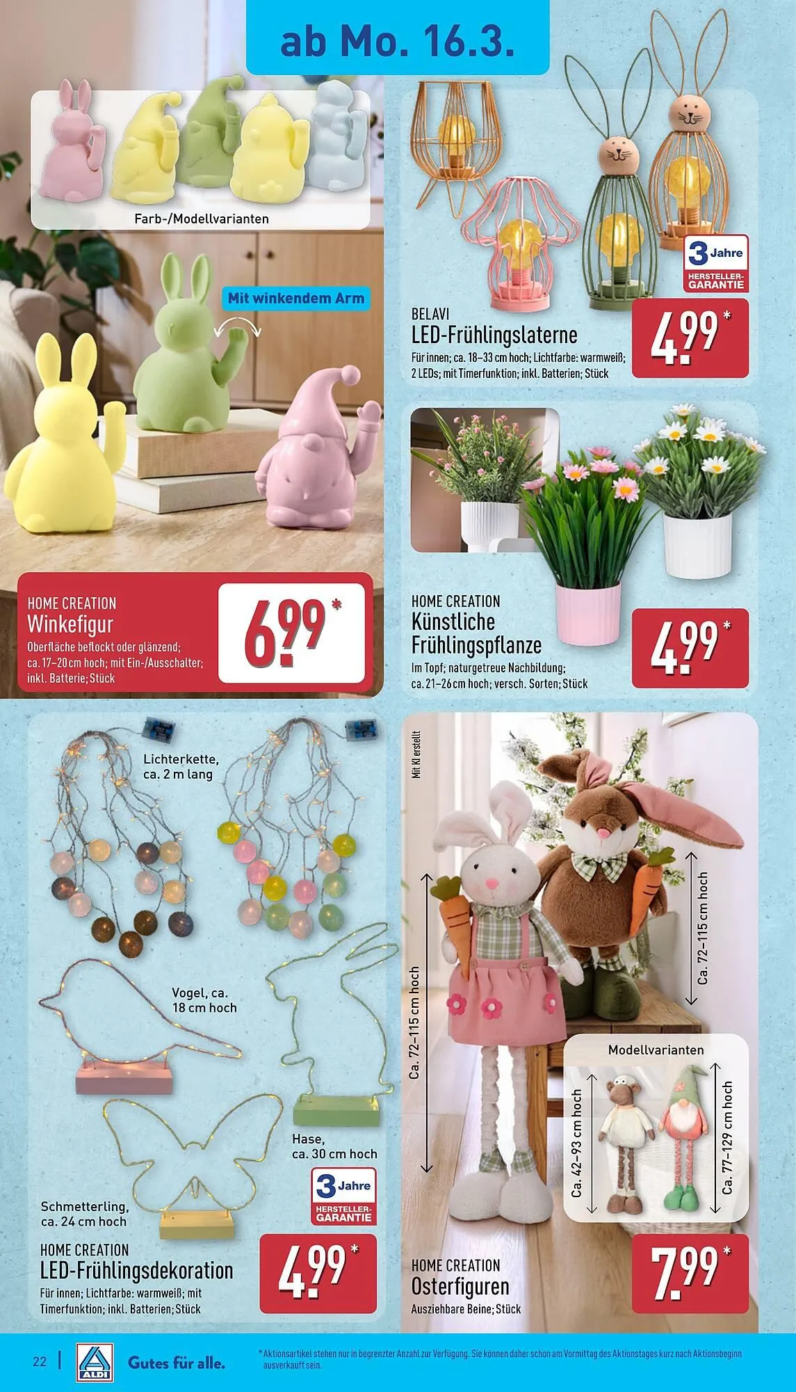 Aldi Nord Prospekt von 16. März bis 21. März 2026 - Prospekt seite 22