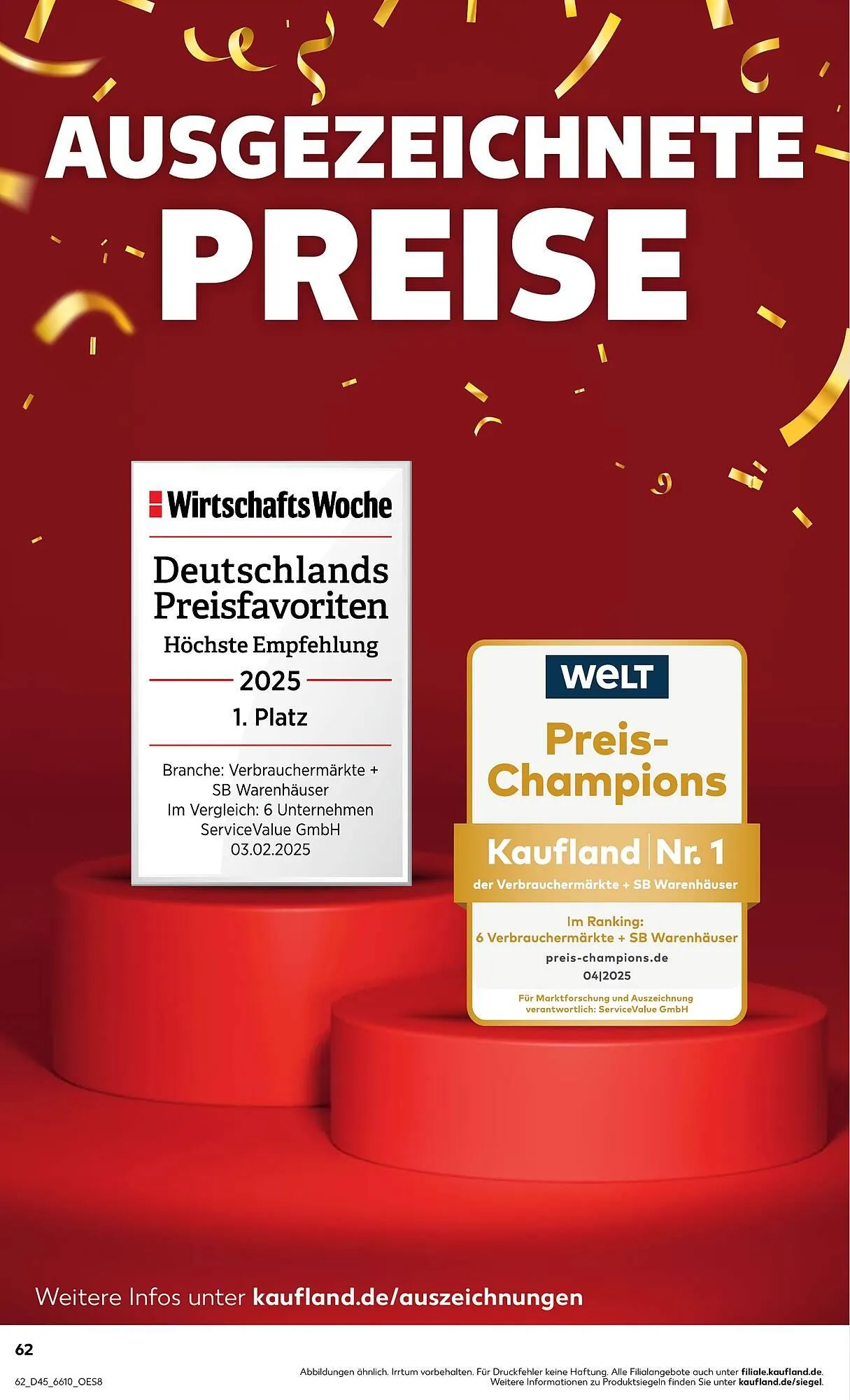 Kaufland Prospekt von 6. November bis 12. November 2025 - Prospekt seite 62
