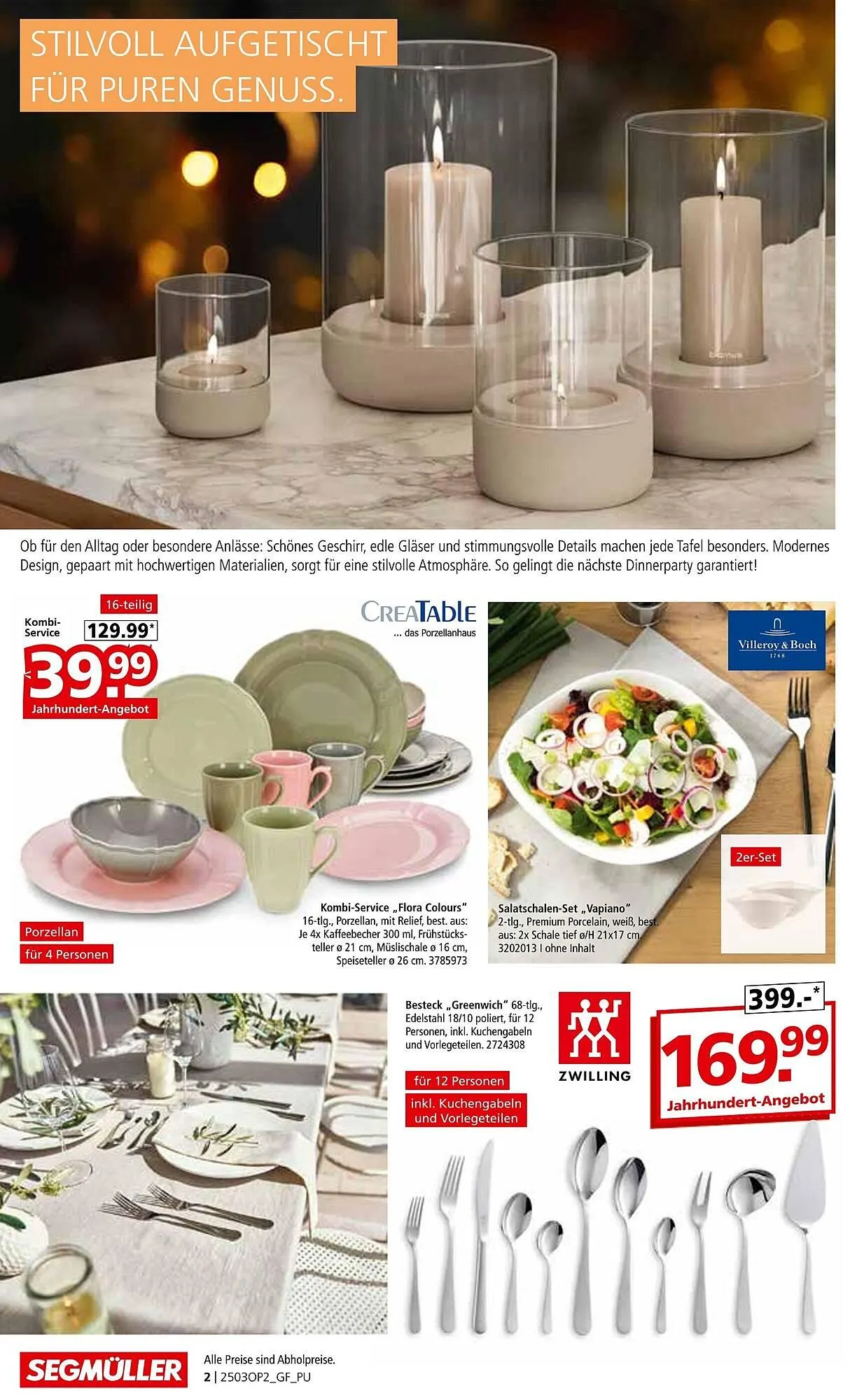 Segmüller Prospekt von 3. März bis 30. Mai 2025 - Prospekt seite 2