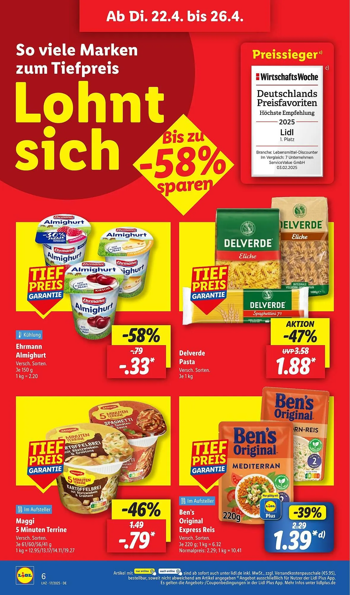 Lidl Prospekt von 22. April bis 26. April 2025 - Prospekt seite 8