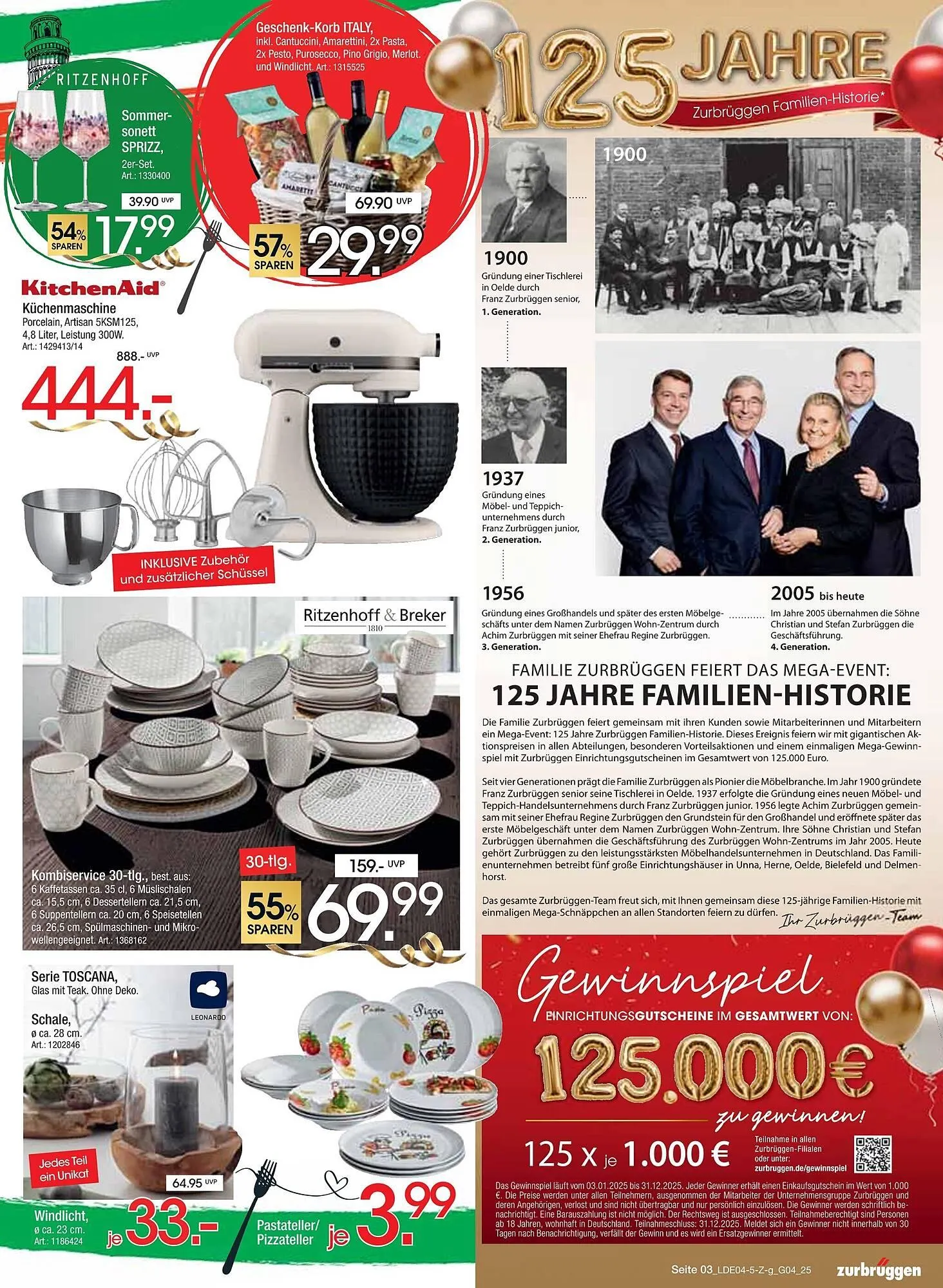 Zurbrüggen Prospekt von 12. April bis 26. April 2025 - Prospekt seite 3