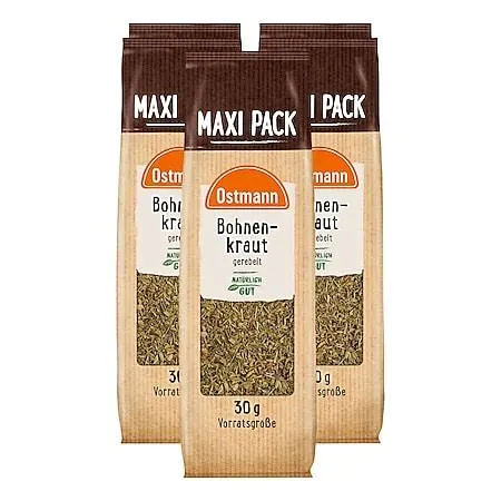 Ostmann Bohnenkraut gerebelt 30 g, 5er Pack